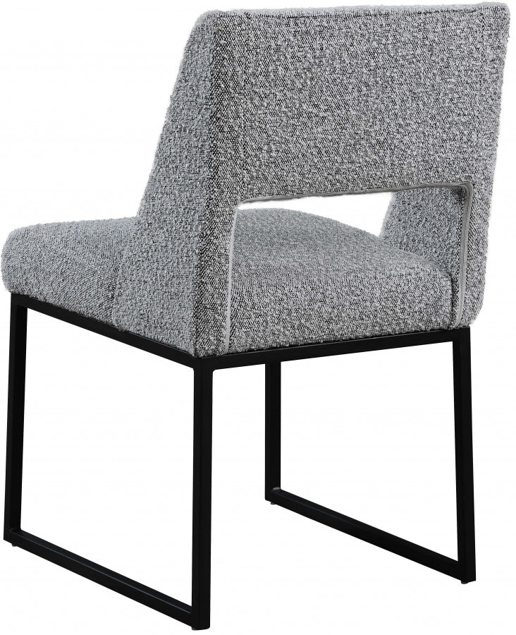 Jayce Boucle Fabric Dining Chair - Furniture Depot