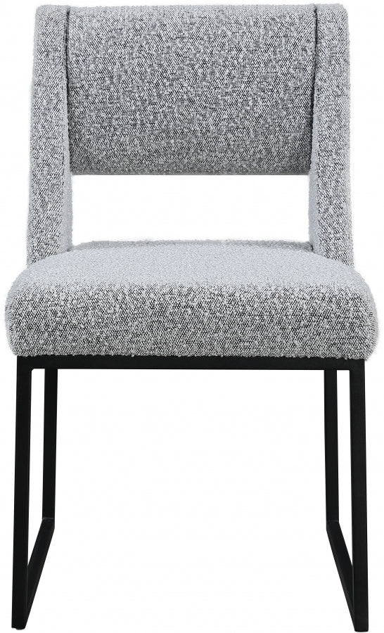 Jayce Boucle Fabric Dining Chair - Furniture Depot