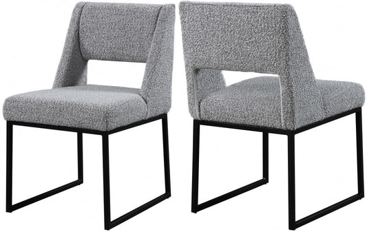 Jayce Boucle Fabric Dining Chair - Furniture Depot