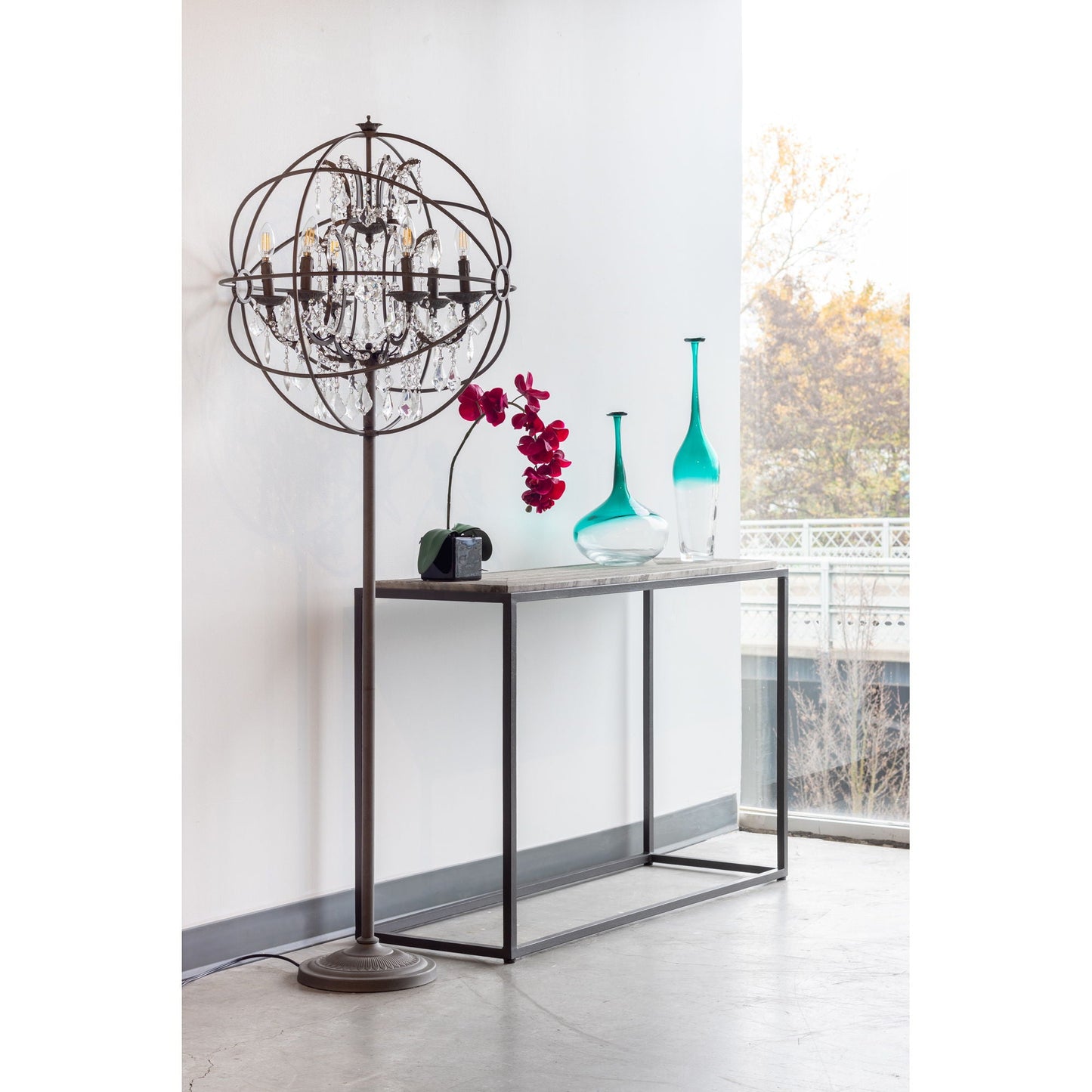 Adelina Floor Lamp Brown