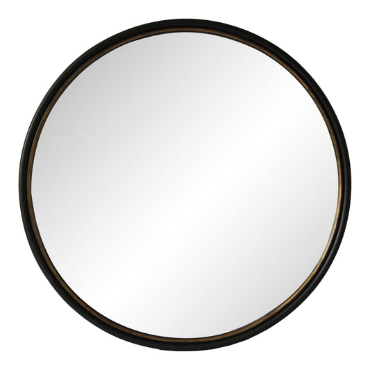 Sax Round Mirror Black