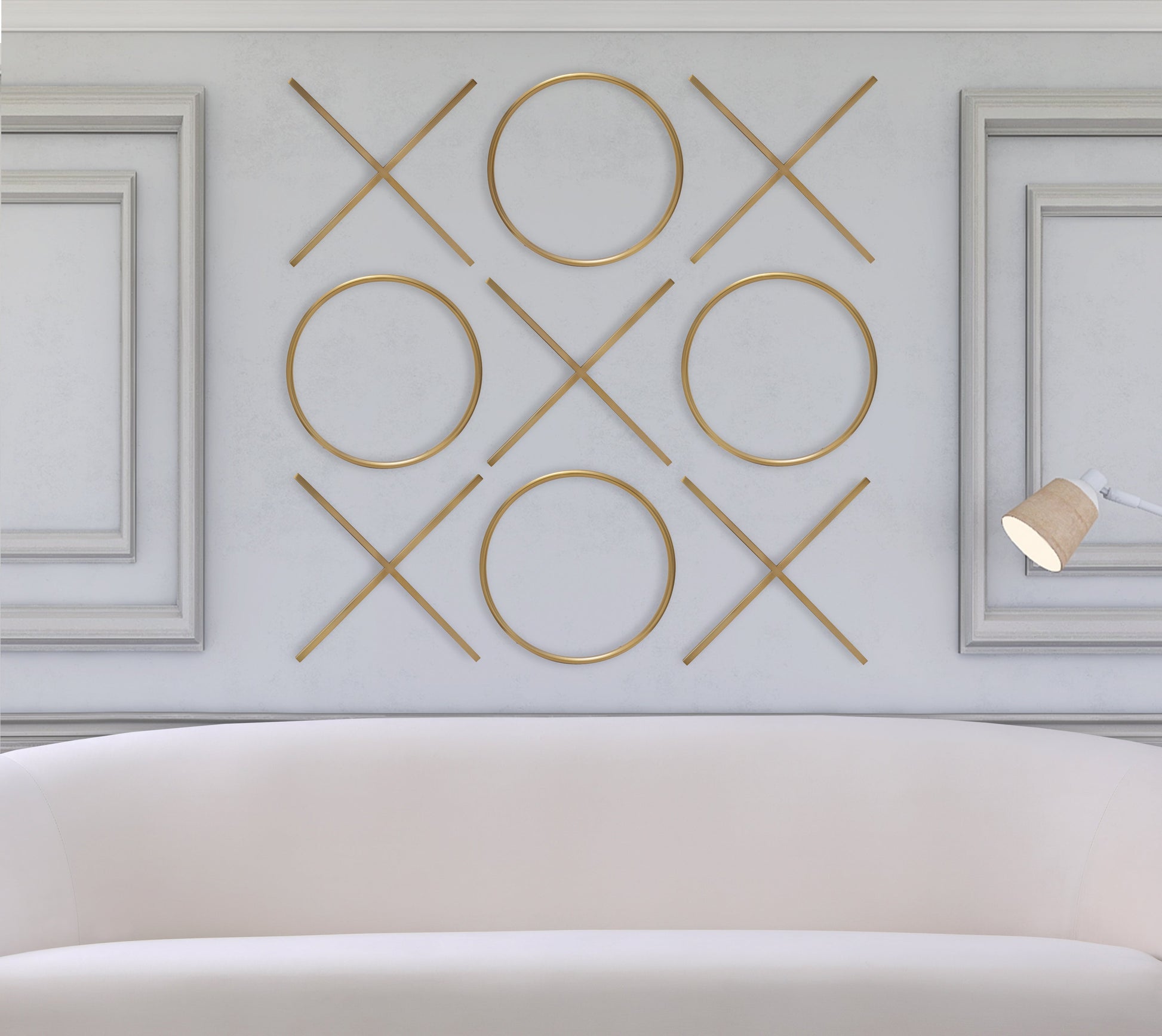 XOXO Stainless Steel Wall Decor - Furniture Depot