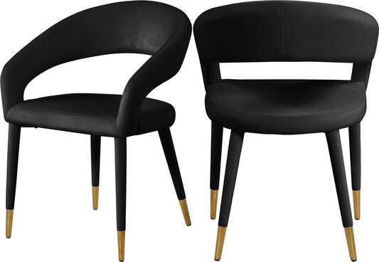 Destiny Velvet Dining Chair - Furniture Depot