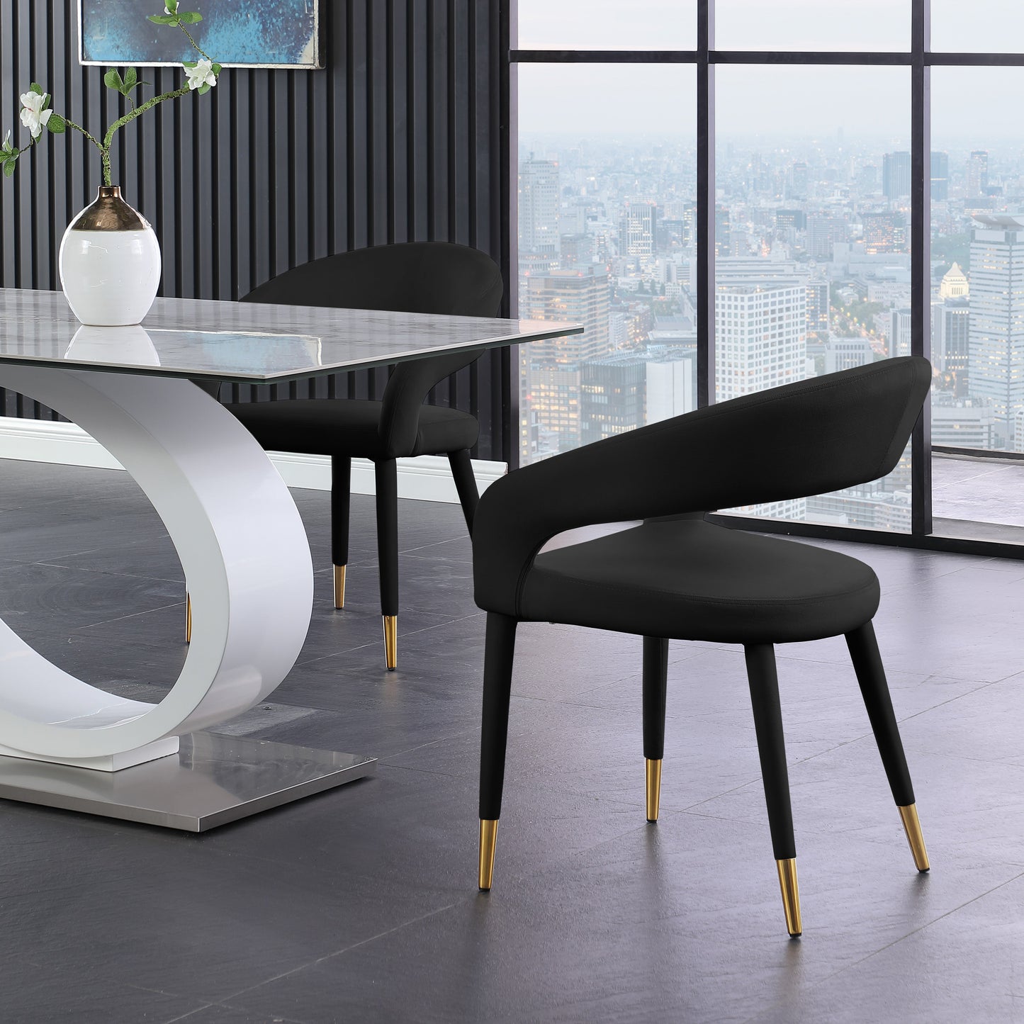 Destiny Velvet Dining Chair - Furniture Depot