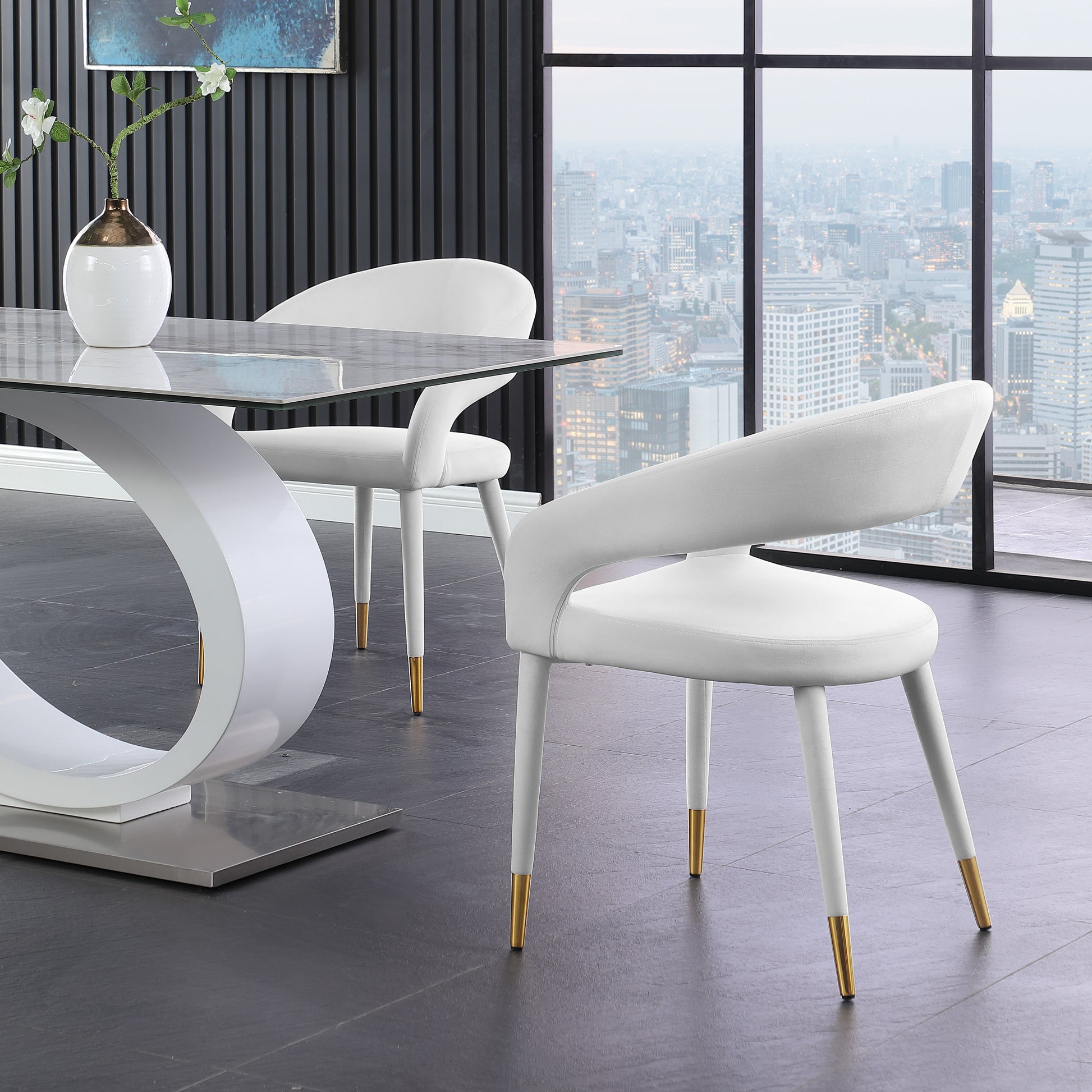 Destiny Velvet Dining Chair - Furniture Depot