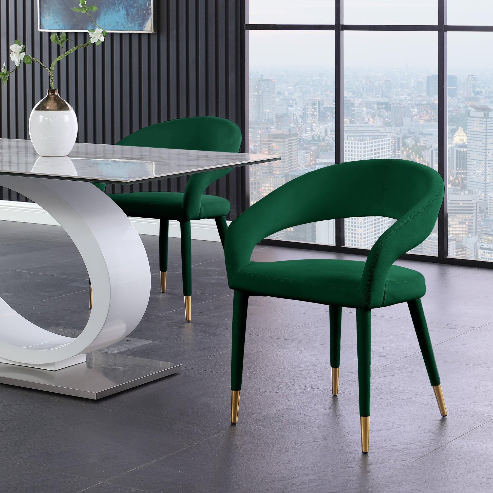 Destiny Velvet Dining Chair - Furniture Depot