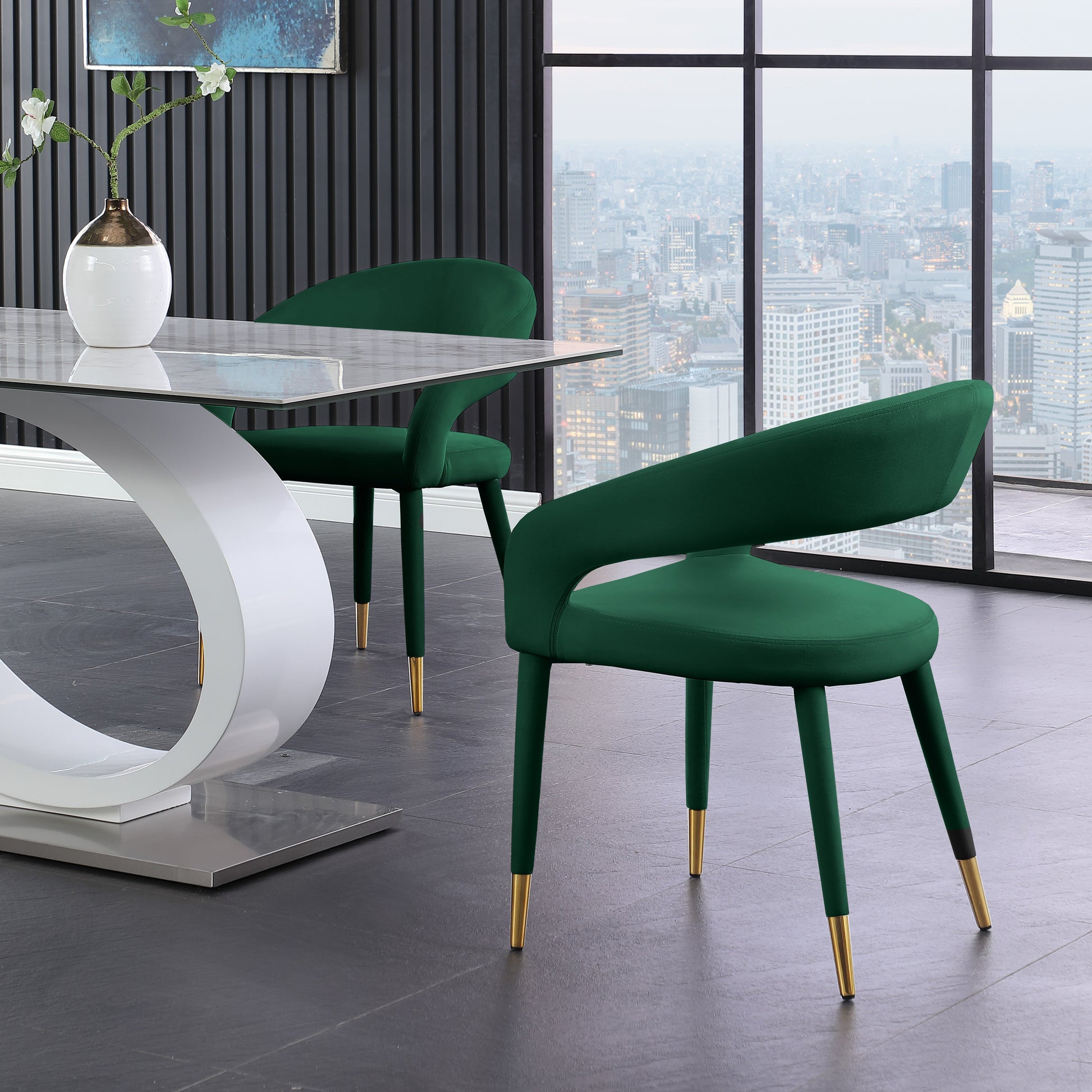 Destiny Velvet Dining Chair - Furniture Depot