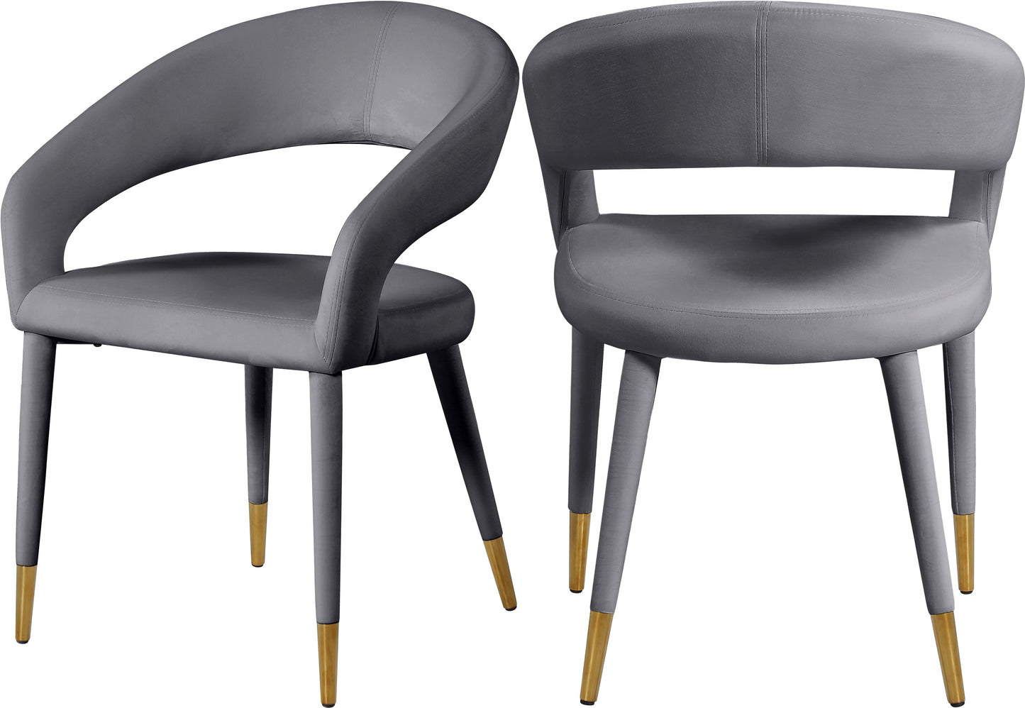 Destiny Velvet Dining Chair - Furniture Depot