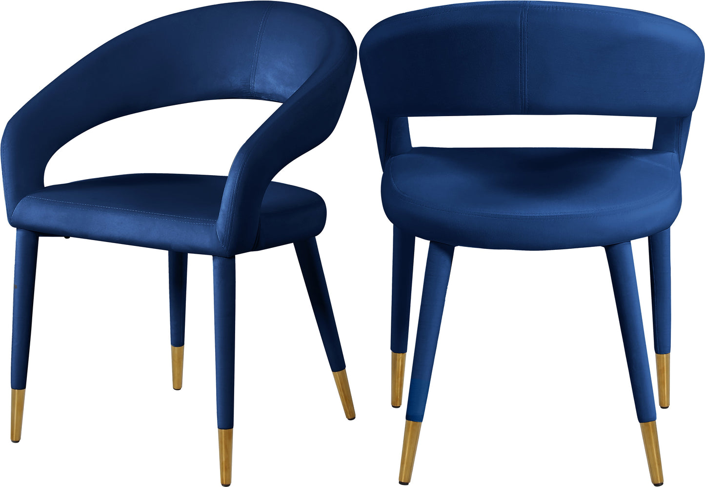 Destiny Velvet Dining Chair - Furniture Depot