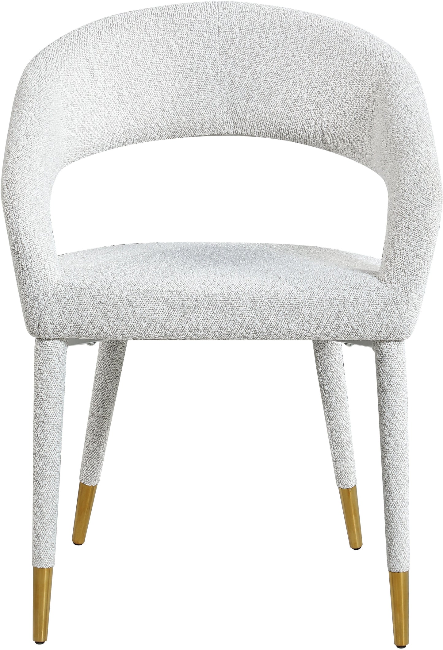 Destiny Cream Boucle Fabric Dining Chair - Furniture Depot (7679002018040)