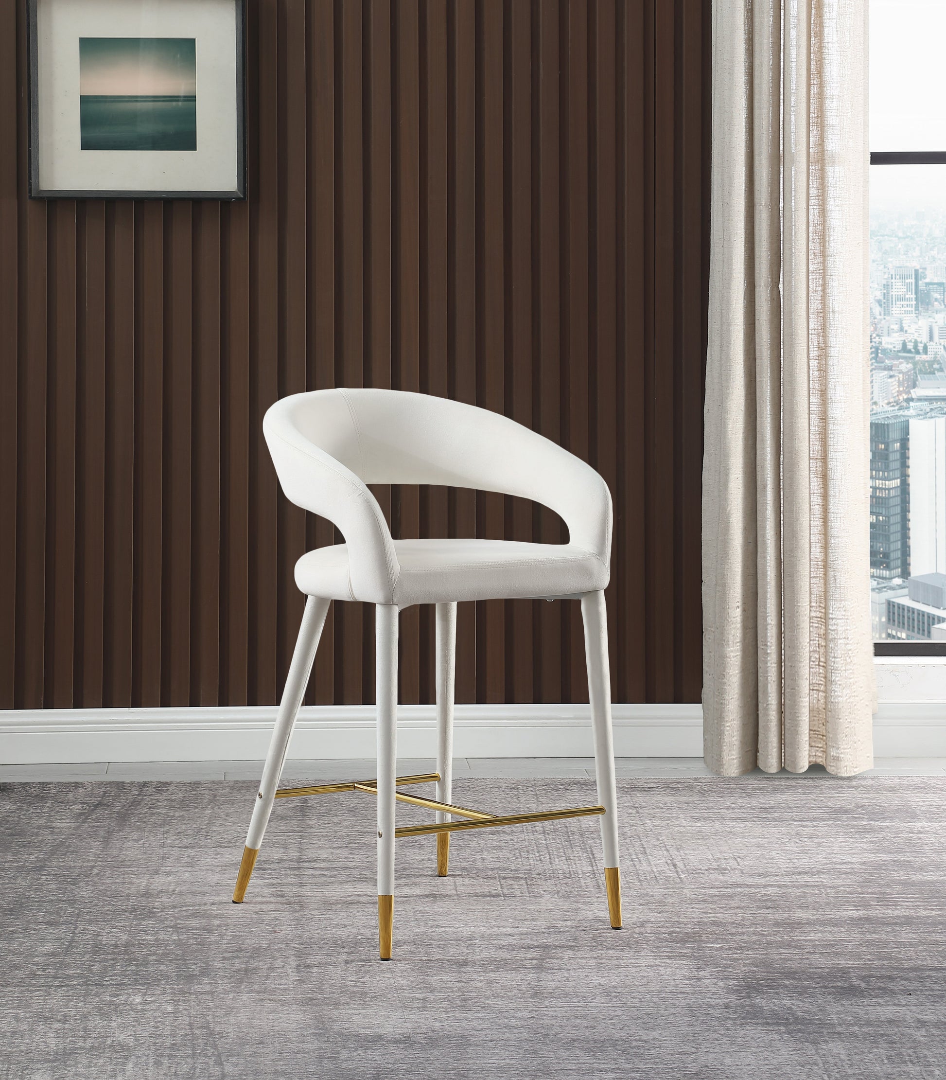 Destiny Velvet Stool - Furniture Depot (7679002050808)