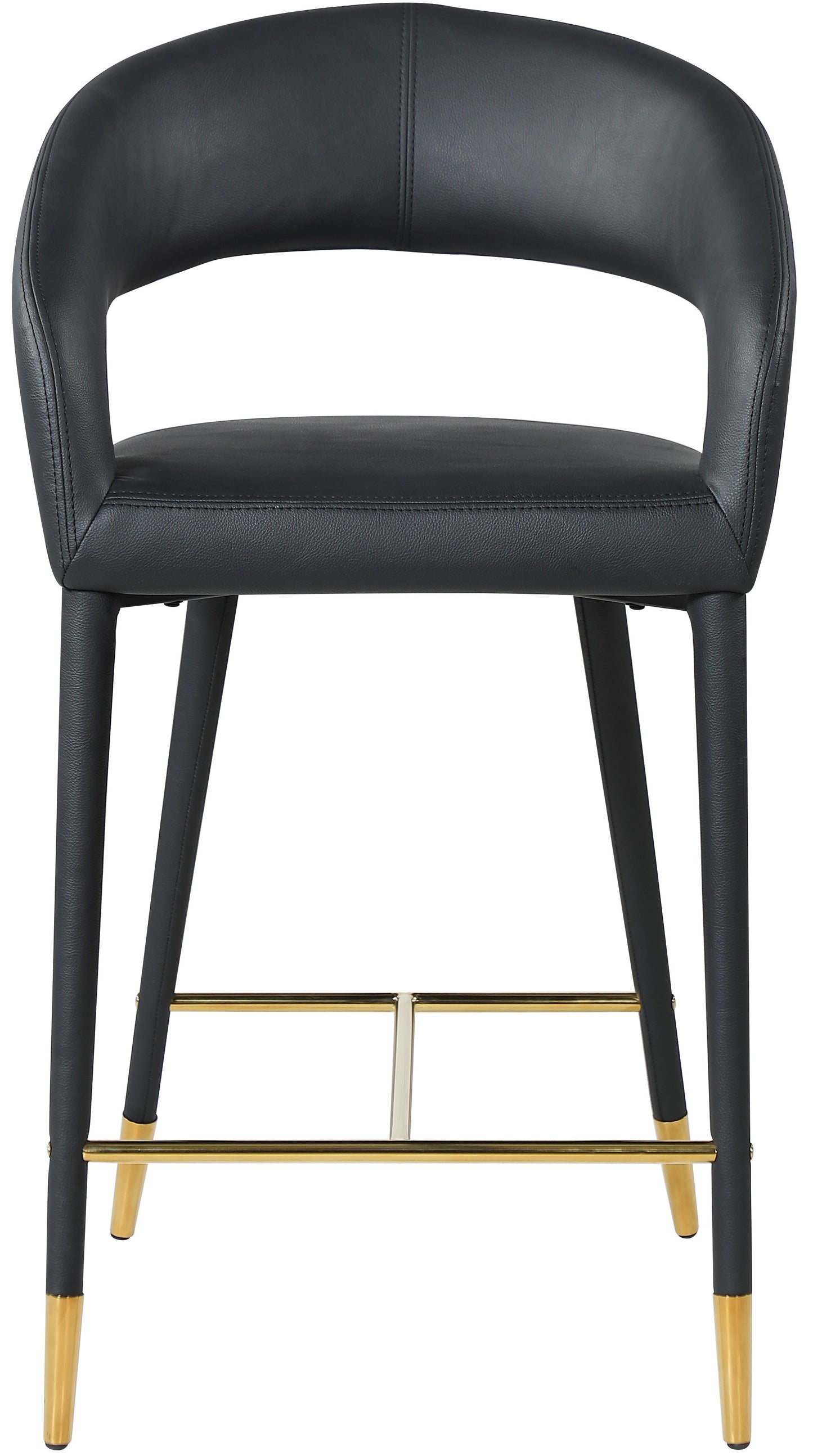 Destiny Faux Leather Stool - Furniture Depot (7679002083576)