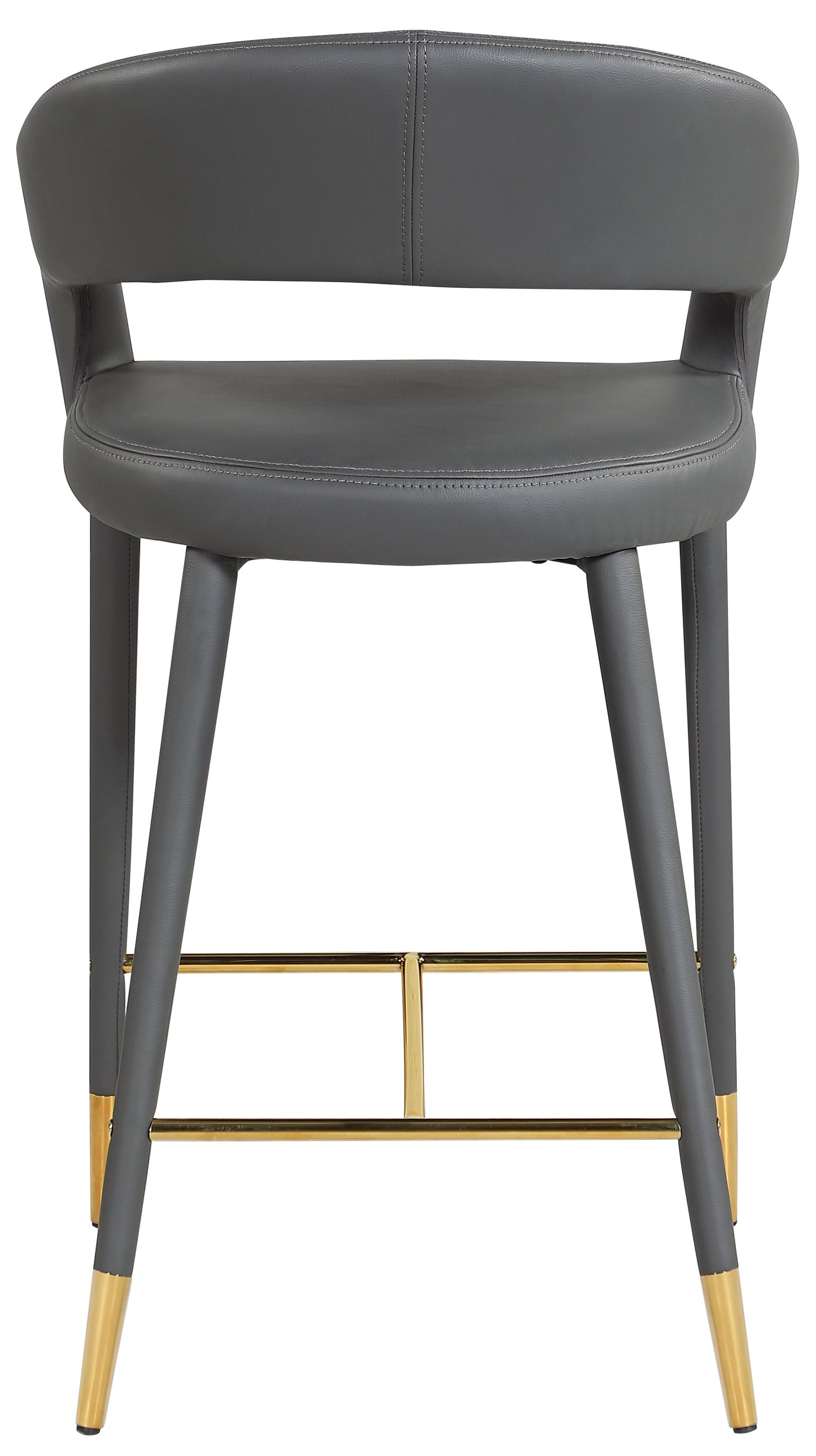 Destiny Faux Leather Stool - Furniture Depot (7679002083576)