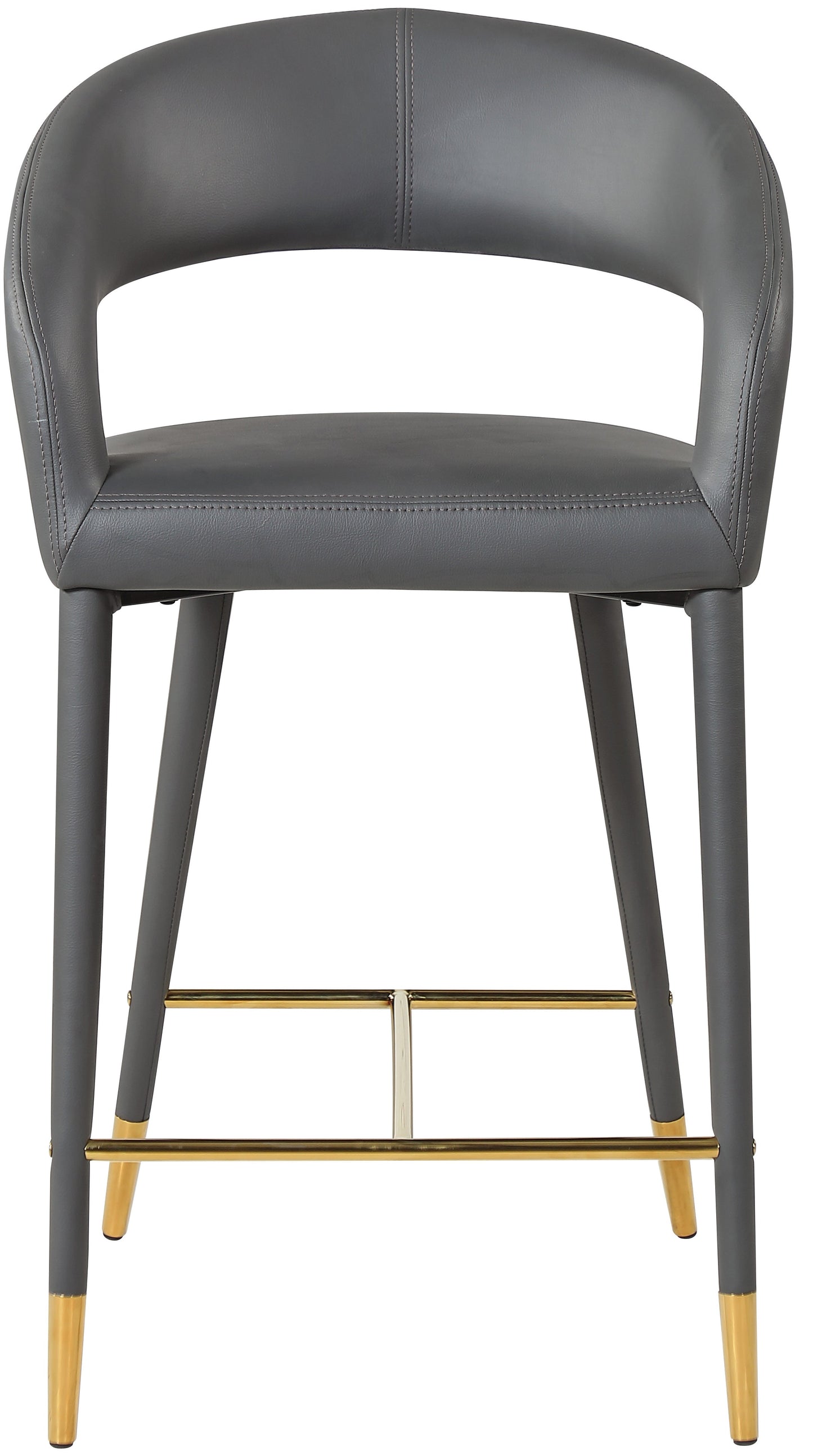 Destiny Faux Leather Stool - Furniture Depot (7679002083576)