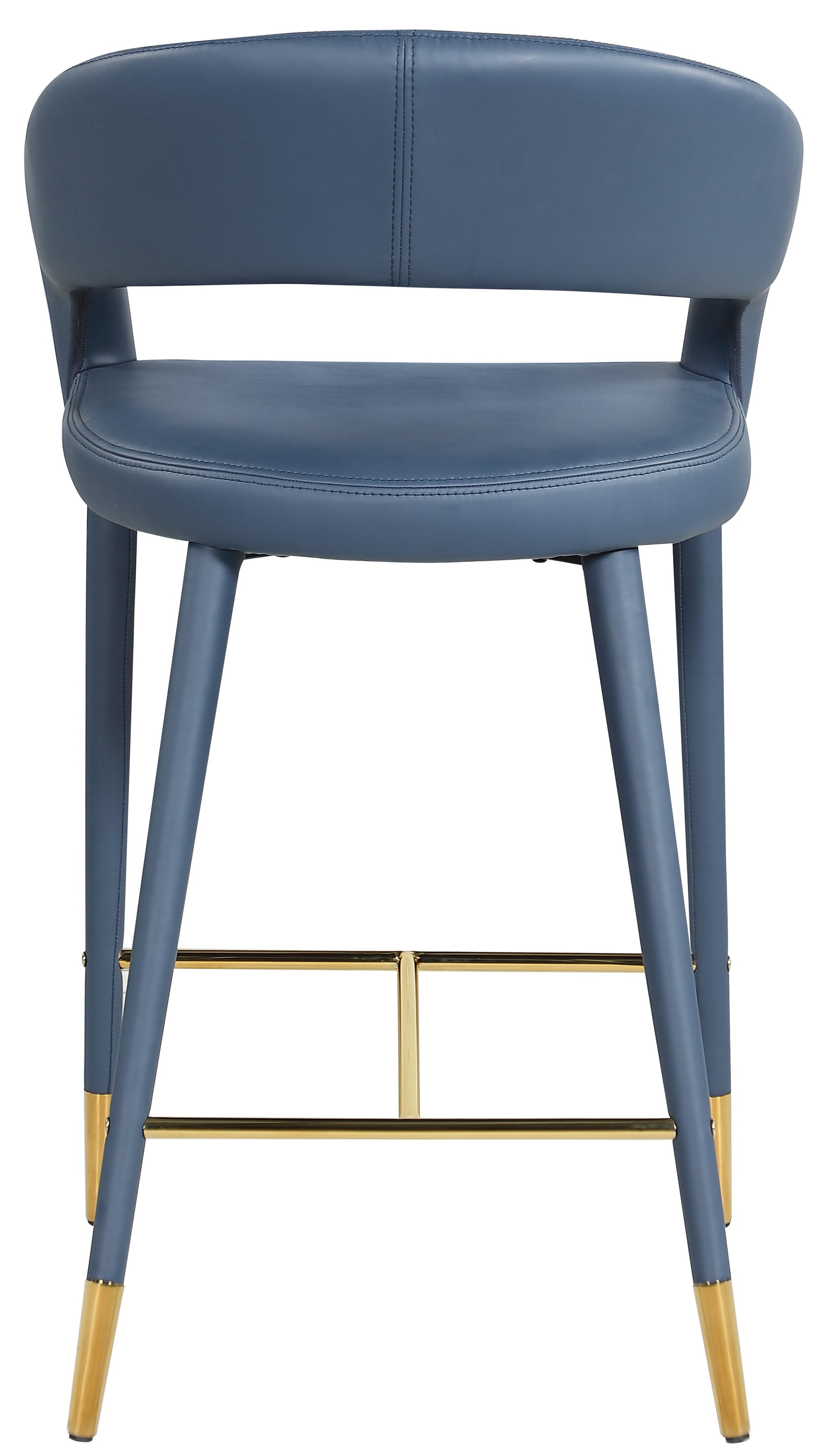 Destiny Faux Leather Stool - Furniture Depot (7679002083576)