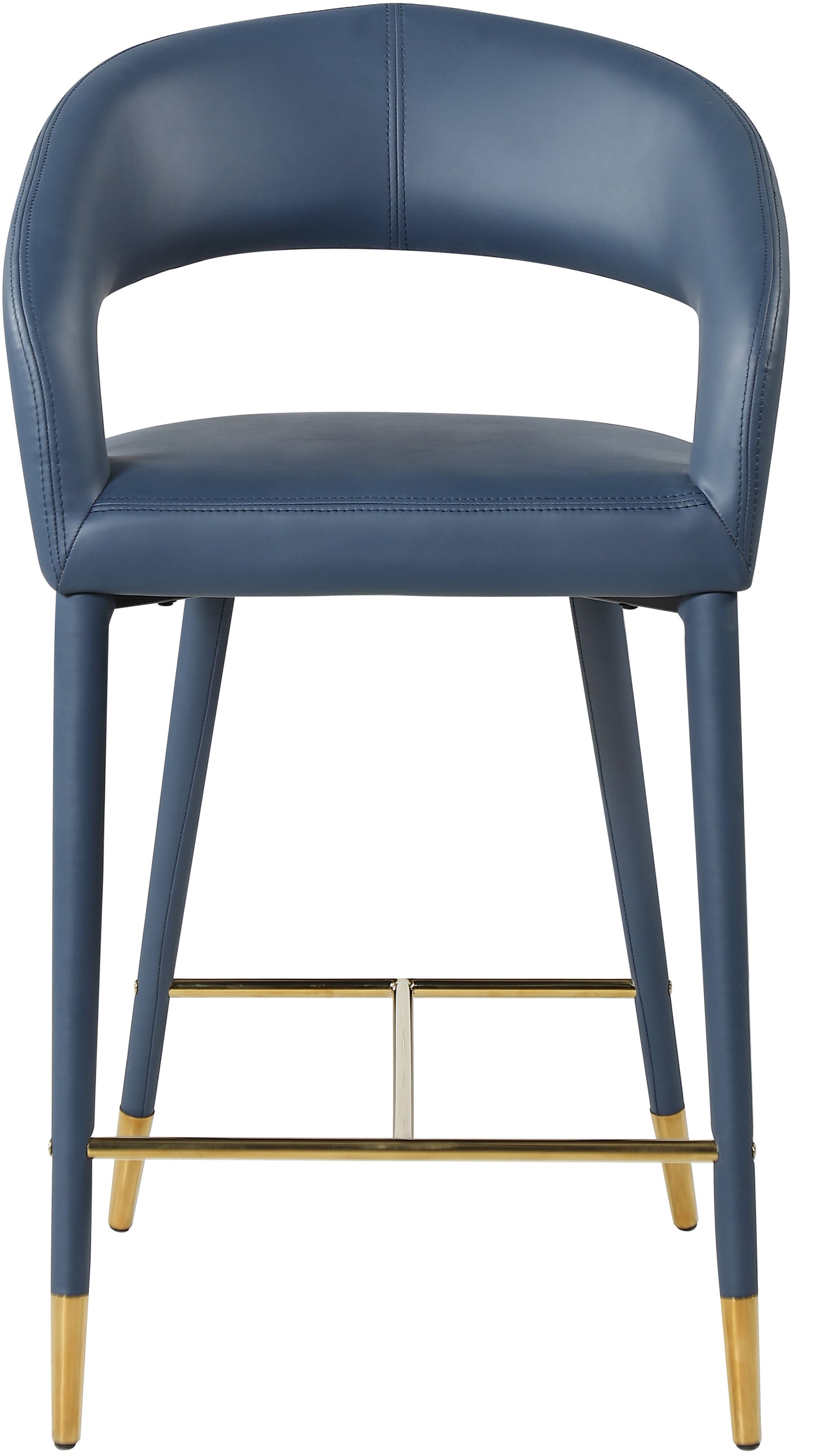 Destiny Faux Leather Stool - Furniture Depot (7679002083576)