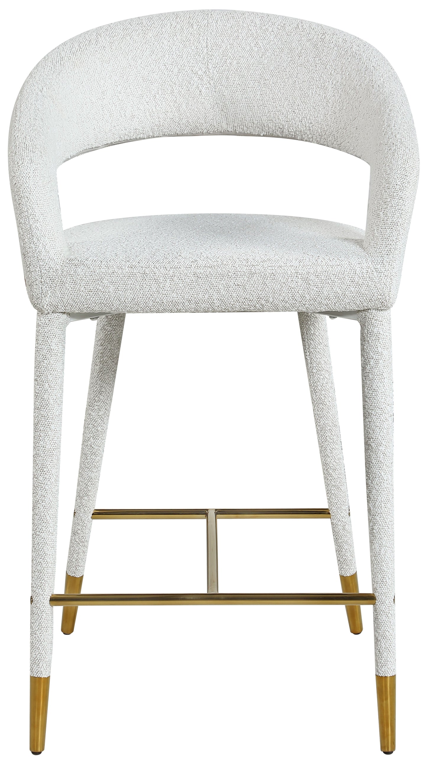 Destiny Cream Fabric Stool - Furniture Depot (7679002149112)