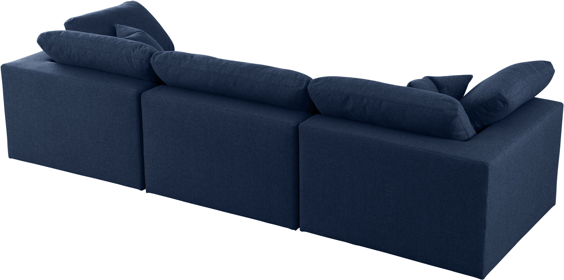 Serene Linen Fabric Deluxe Cloud Modular Sofa - Furniture Depot