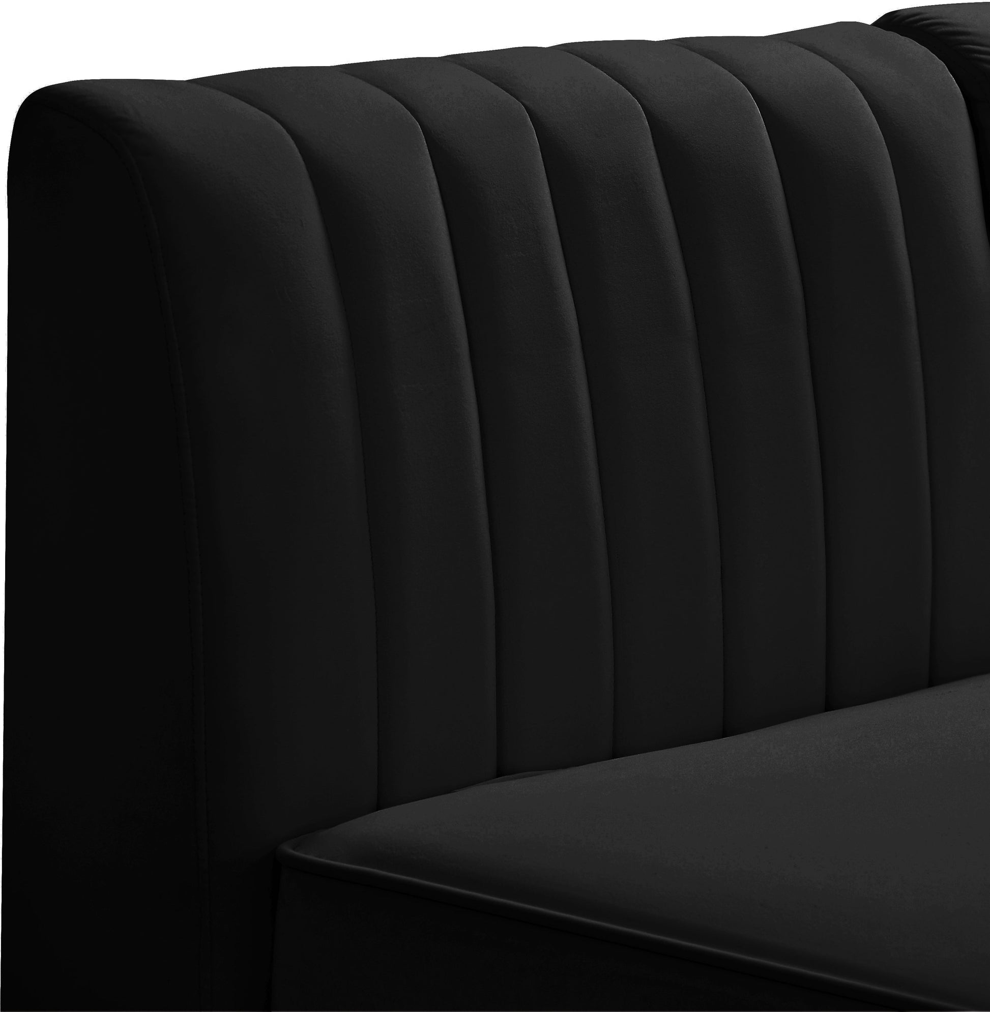 Alina Velvet Modular Sofa - Furniture Depot