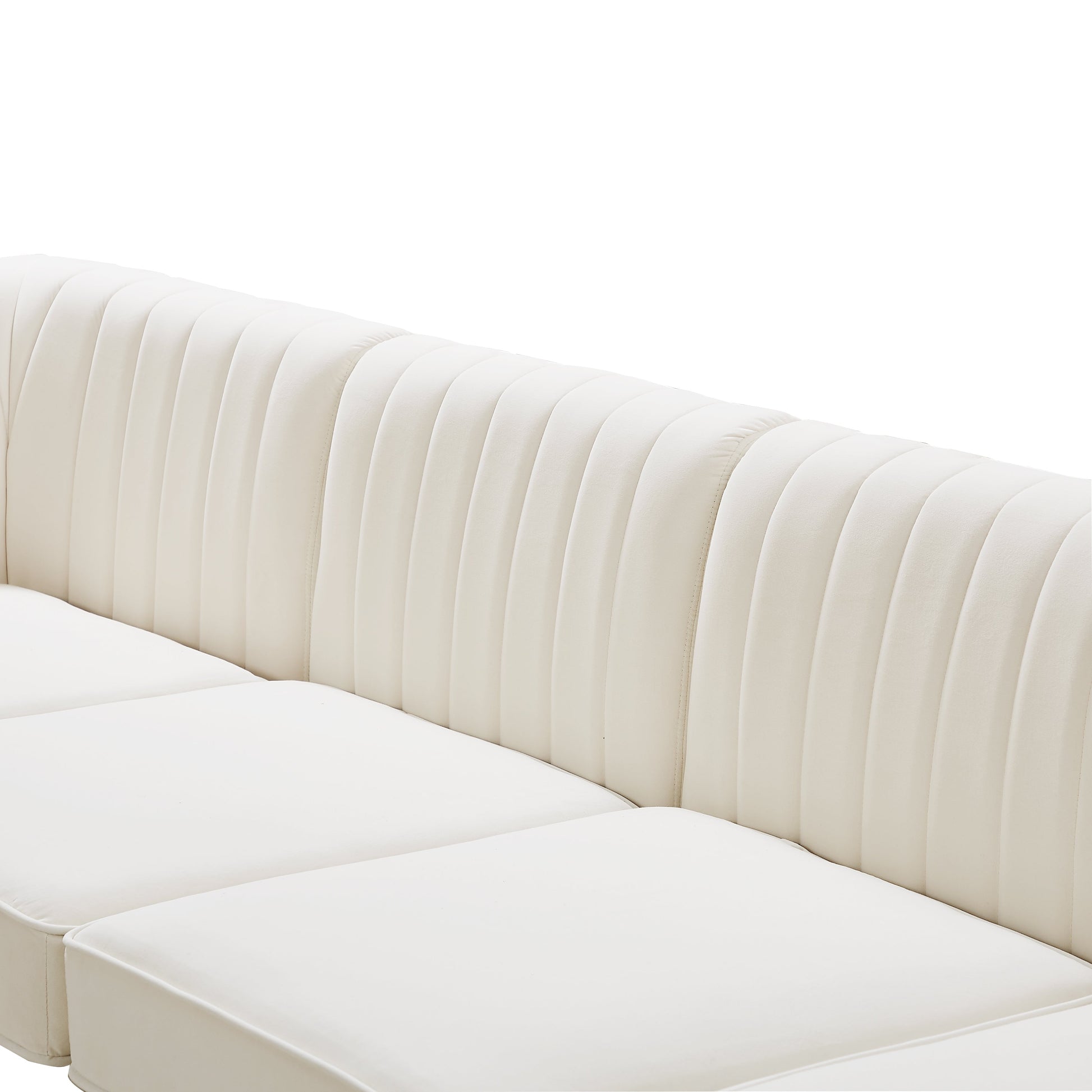 Alina Velvet Modular Sofa - Furniture Depot