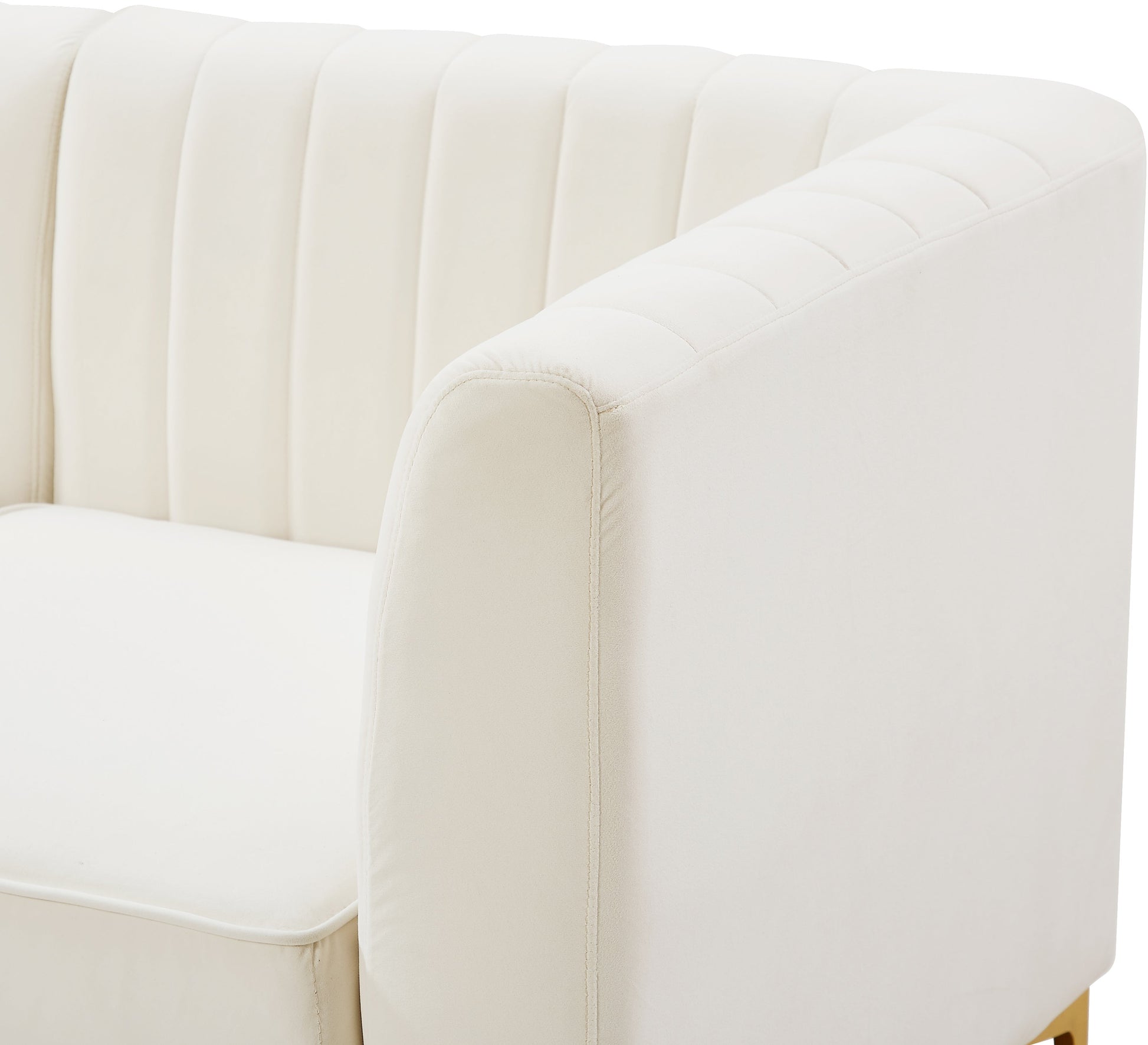 Alina Velvet Modular Sofa - Furniture Depot