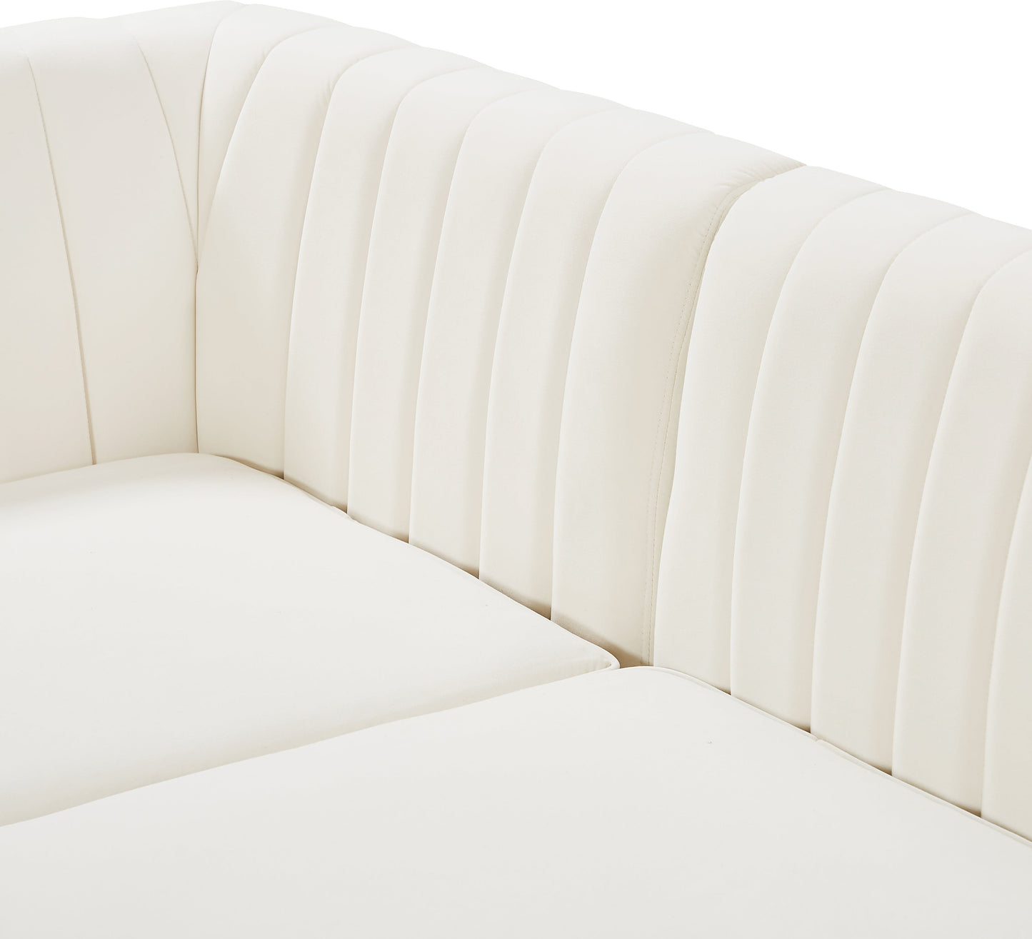 Alina Velvet Modular Sofa - Furniture Depot