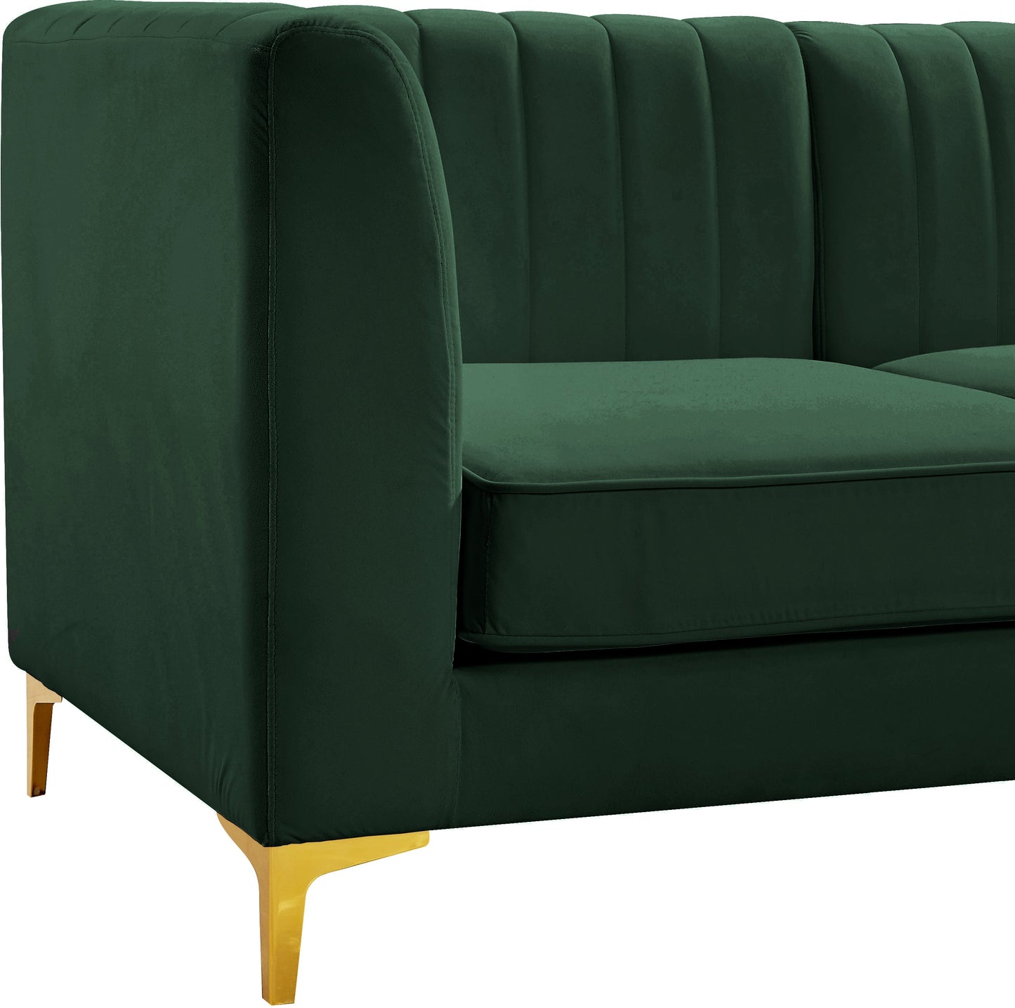 Alina Velvet Modular Sofa - Furniture Depot