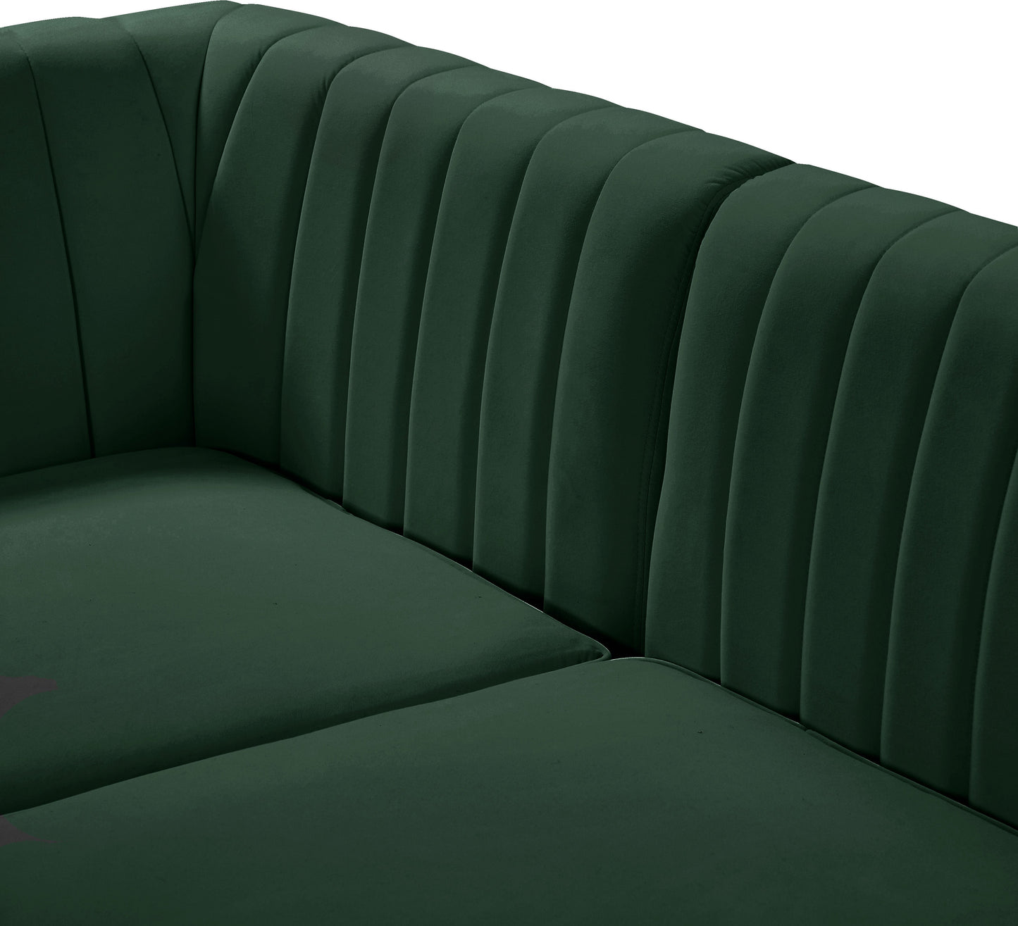 Alina Velvet Modular Sofa - Furniture Depot