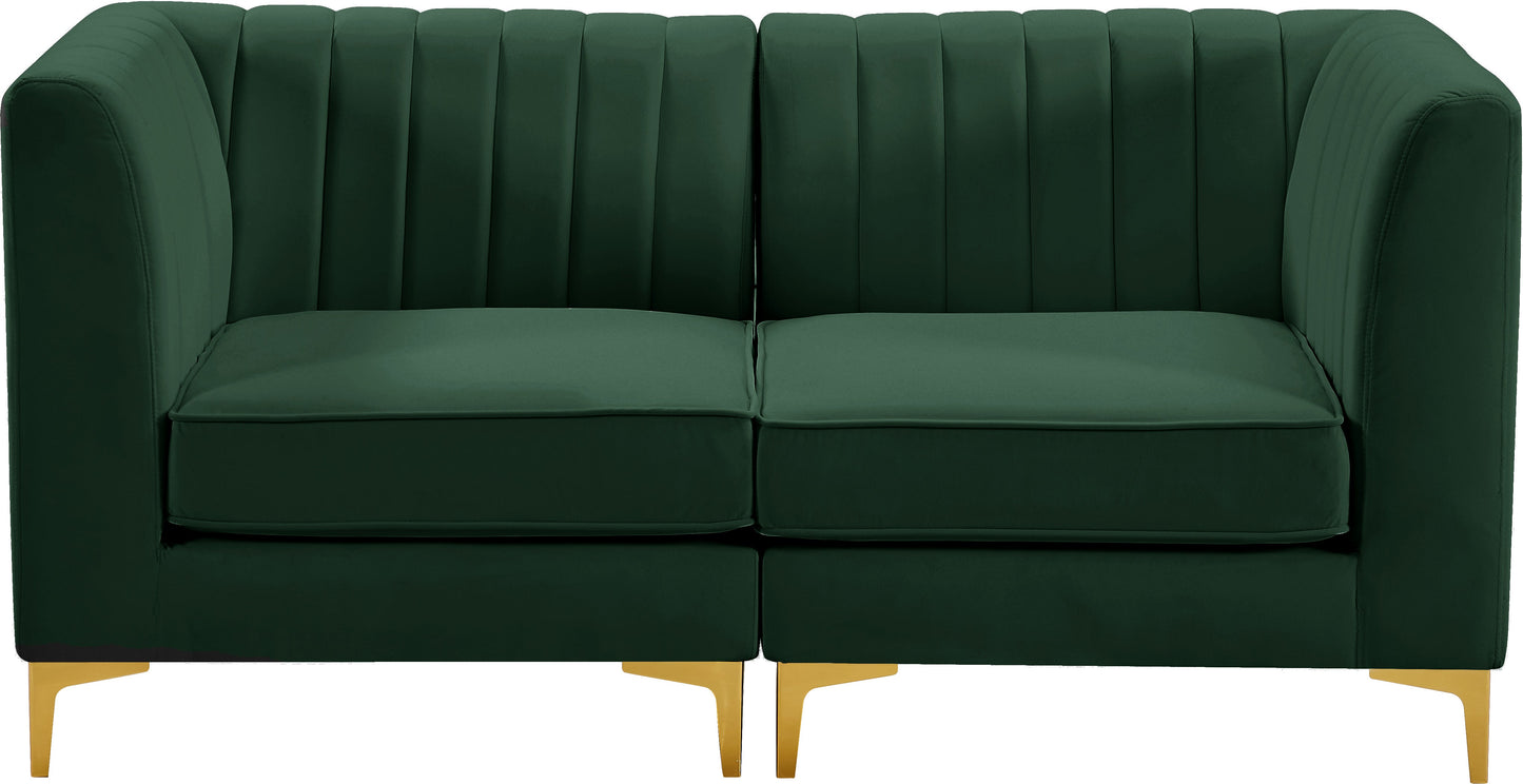 Alina Velvet Modular Sofa - Furniture Depot