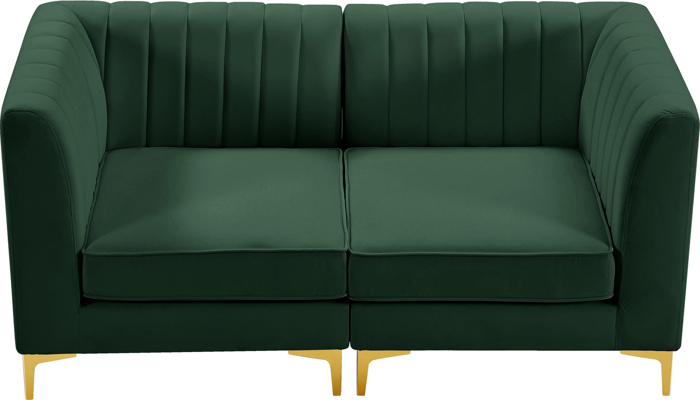 Alina Velvet Modular Sofa - Furniture Depot