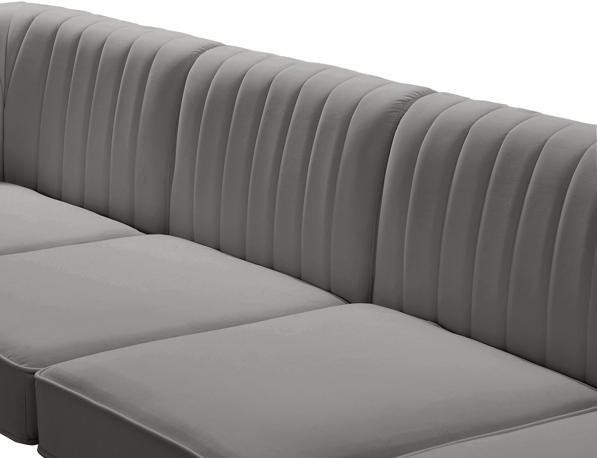 Alina Velvet Modular Sofa - Furniture Depot