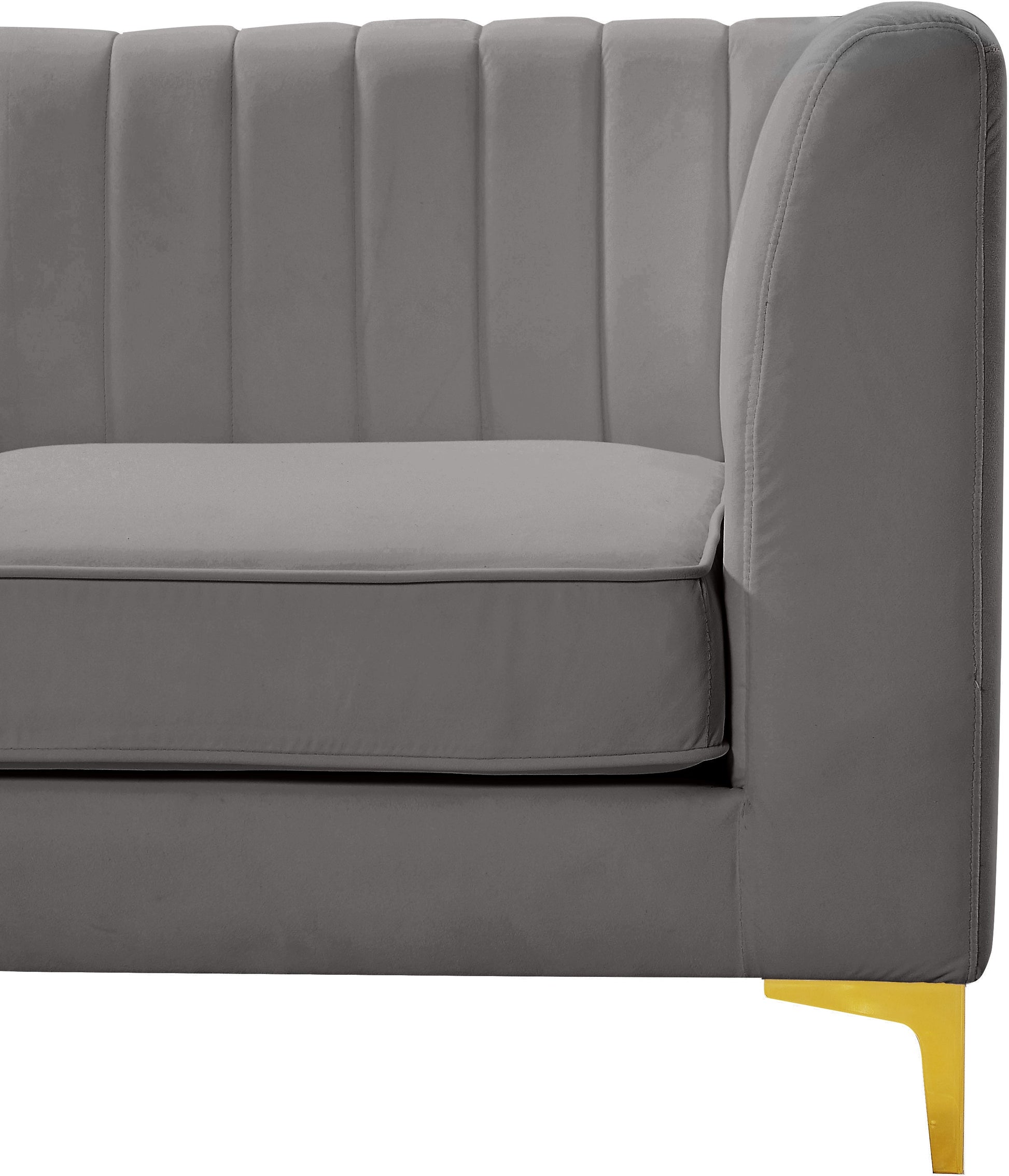 Alina Velvet Modular Sofa - Furniture Depot