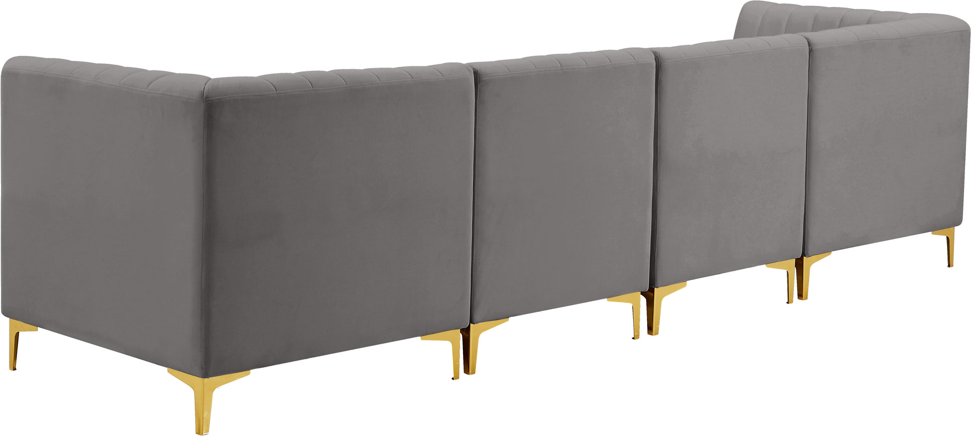 Alina Velvet Modular Sofa - Furniture Depot