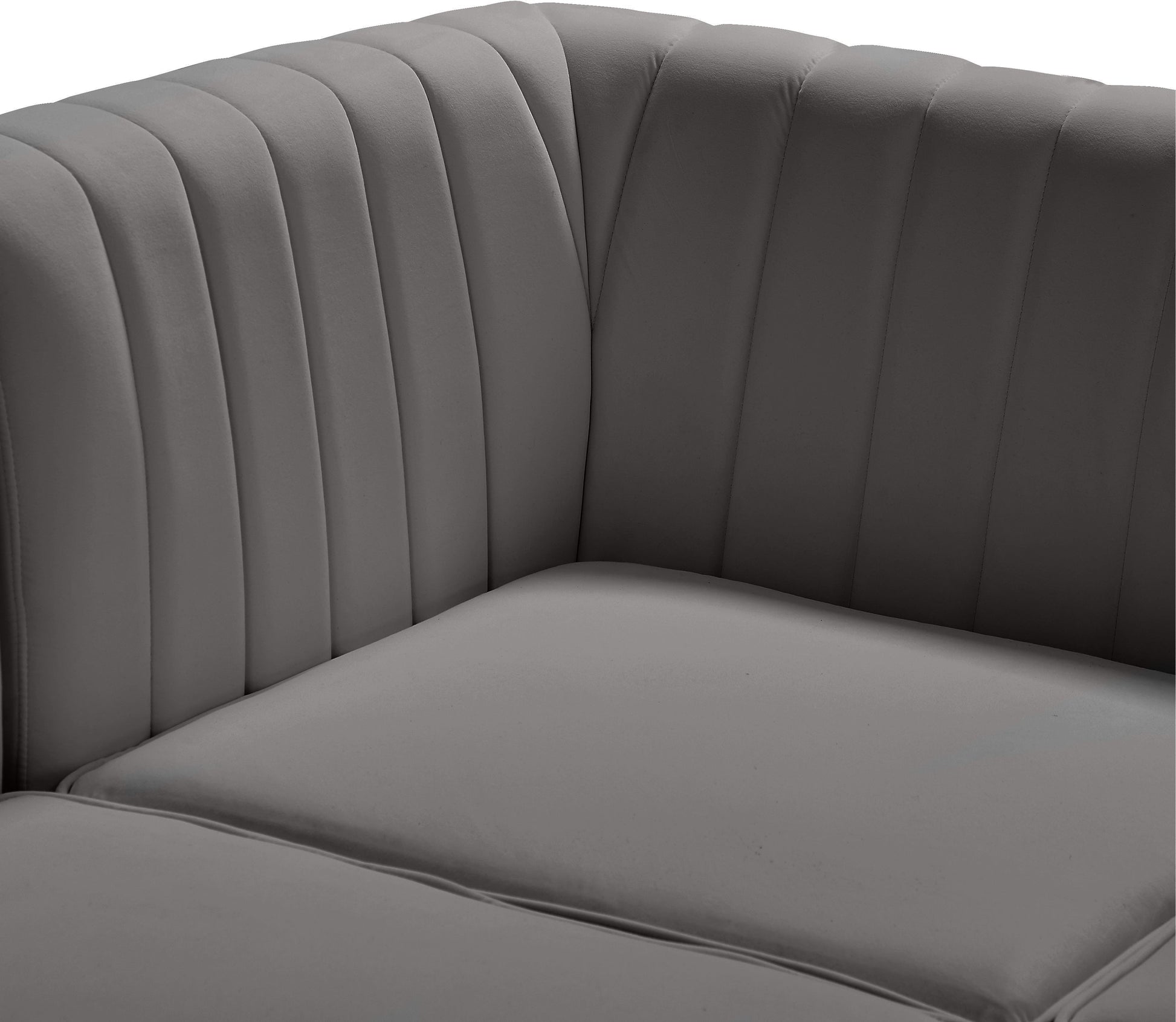 Alina Velvet Modular Sofa - Furniture Depot