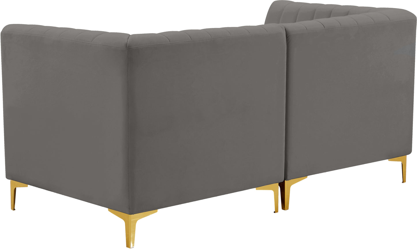 Alina Velvet Modular Sofa - Furniture Depot