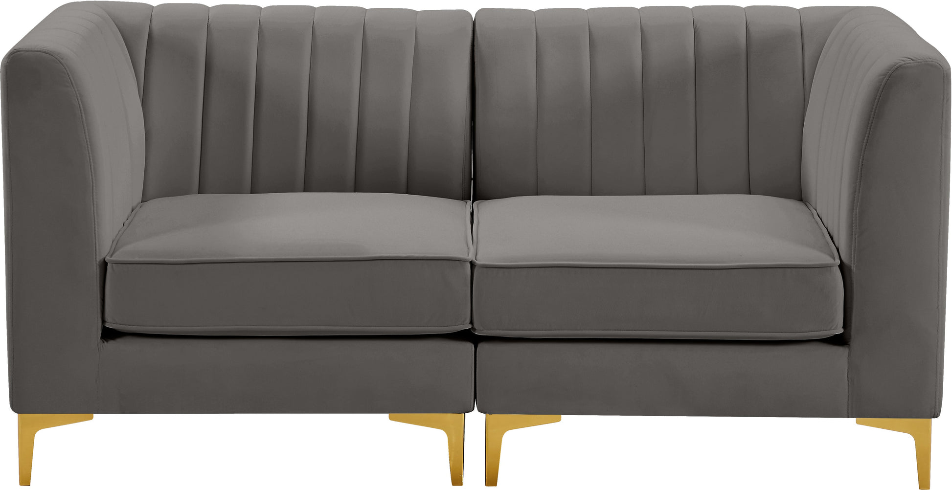 Alina Velvet Modular Sofa - Furniture Depot