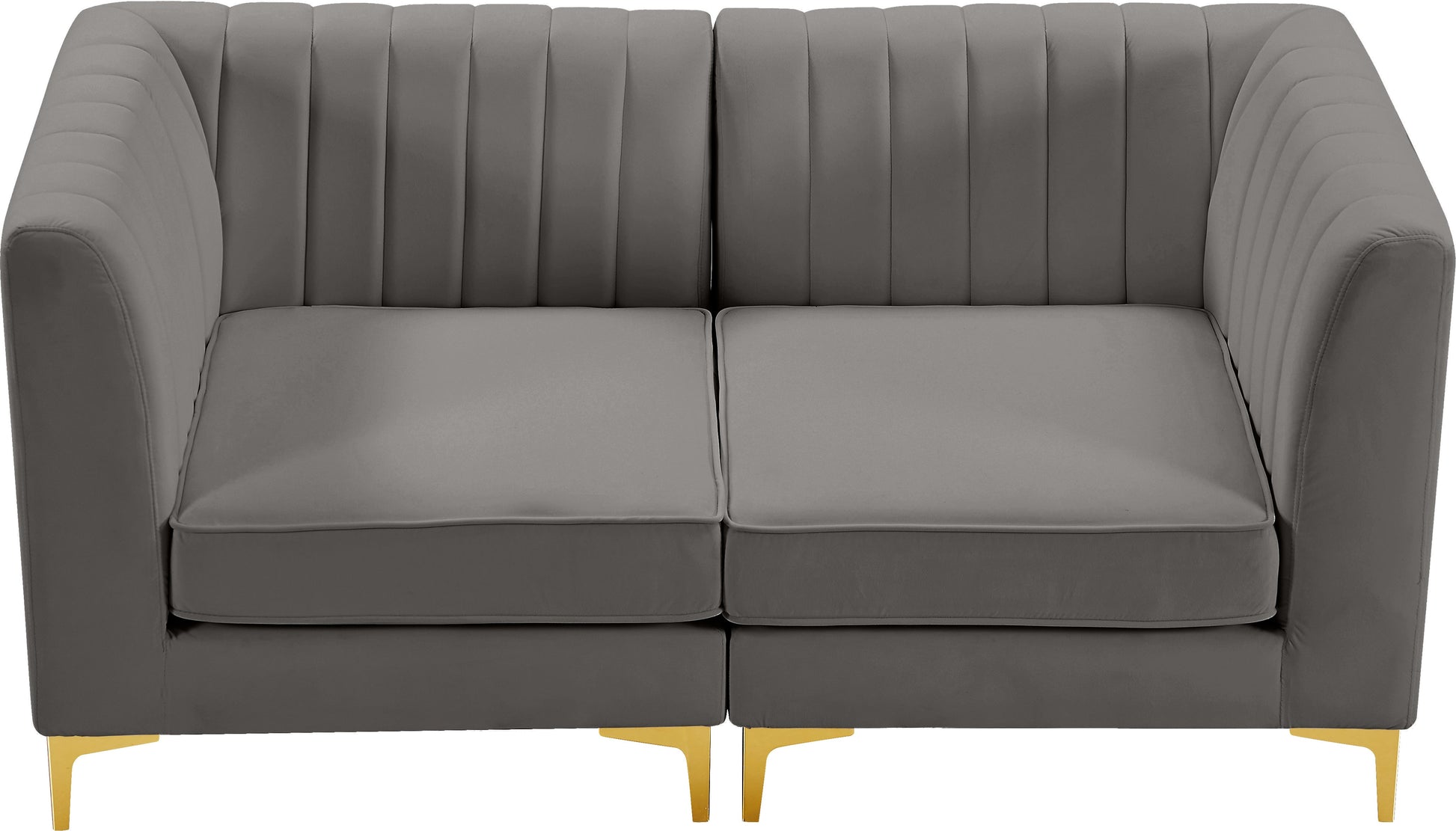 Alina Velvet Modular Sofa - Furniture Depot