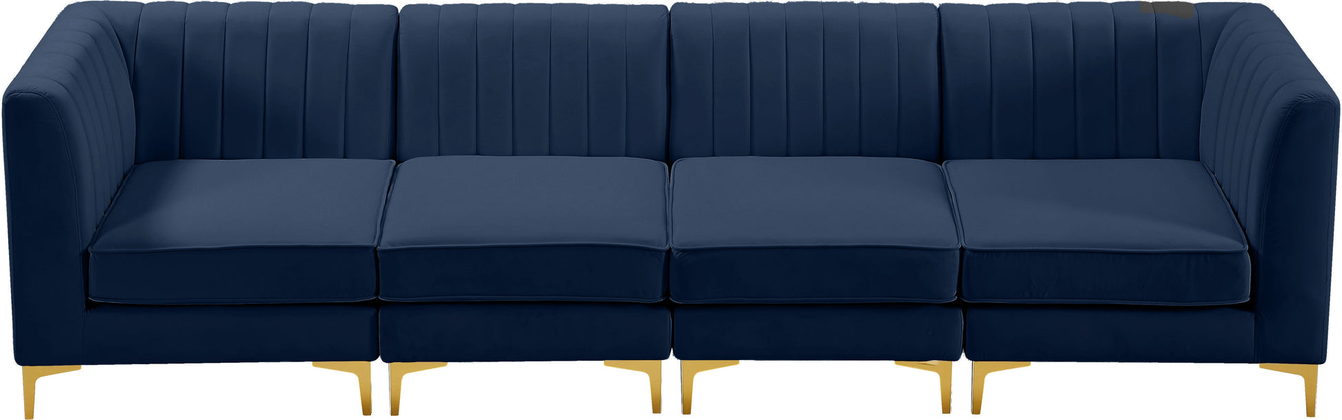 Alina Velvet Modular Sofa - Furniture Depot