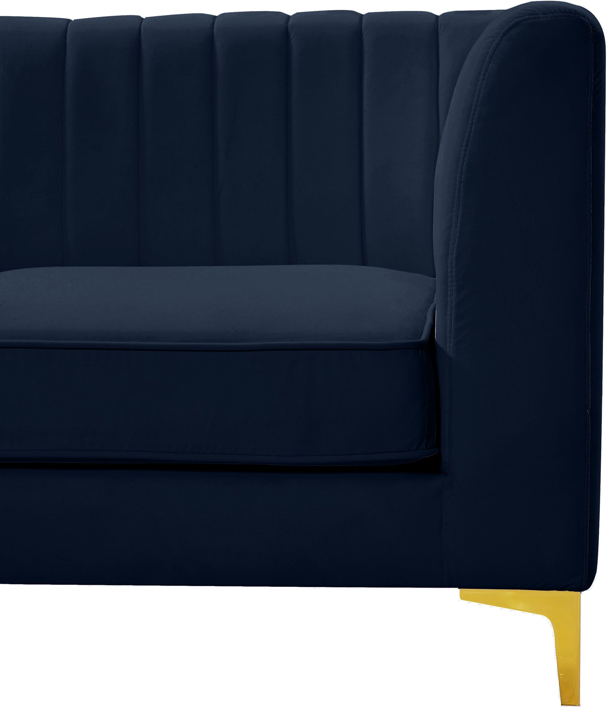 Alina Velvet Modular Sofa - Furniture Depot