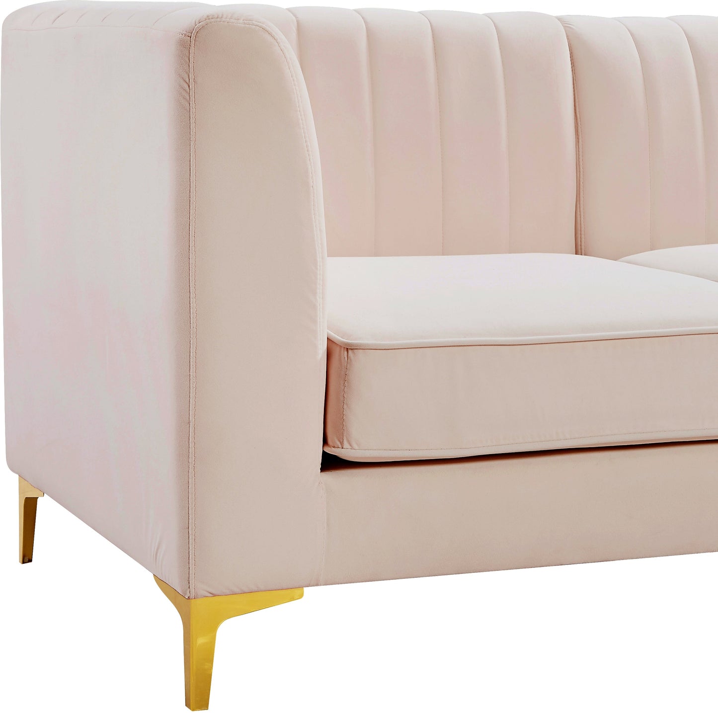 Alina Velvet Modular Sofa - Furniture Depot