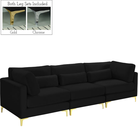 Julia Velvet Modular Sofa (3 Boxes) - Furniture Depot (7679005131000)