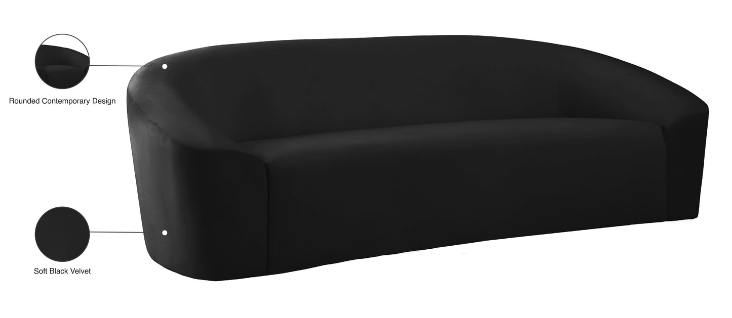 Riley Velvet Sofa - Furniture Depot