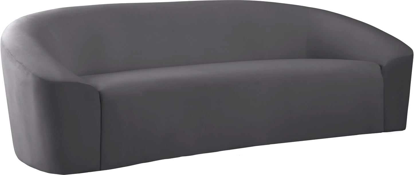 Riley Velvet Sofa - Furniture Depot