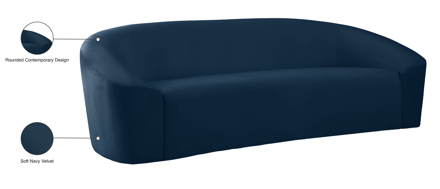 Riley Velvet Sofa - Furniture Depot