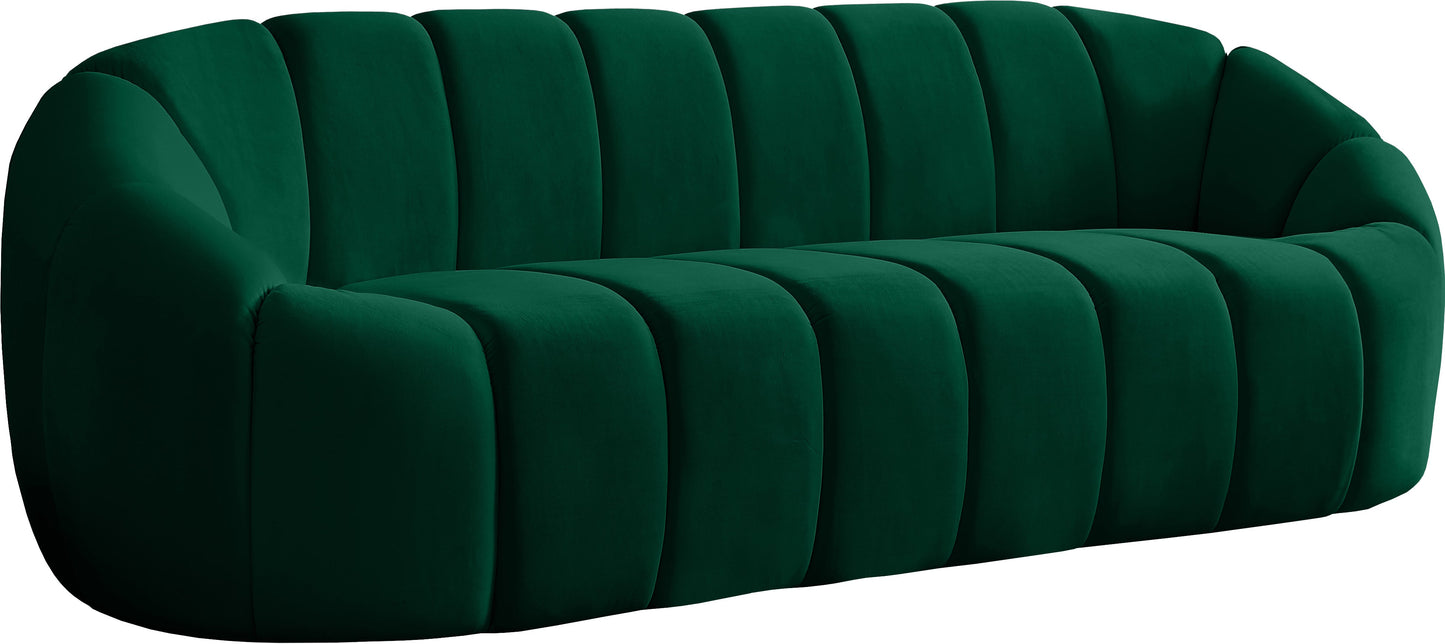 Elijah Velvet Sofa - Furniture Depot