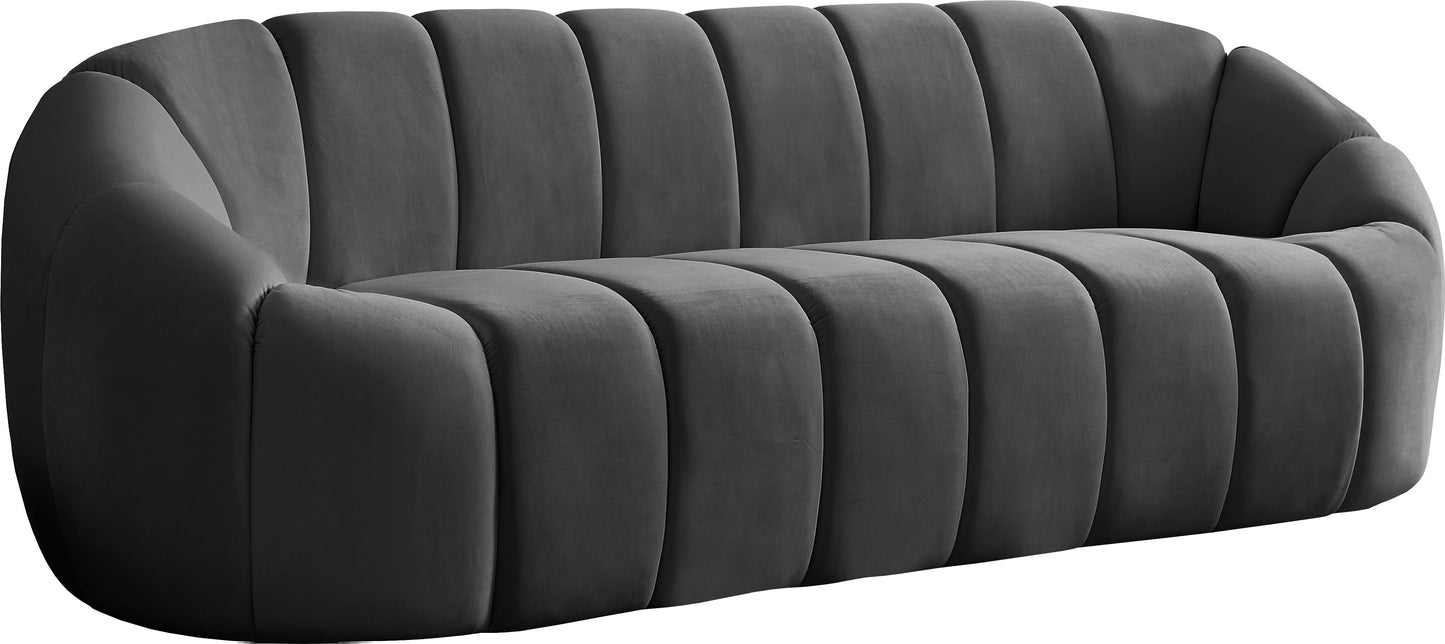 Elijah Velvet Sofa - Furniture Depot