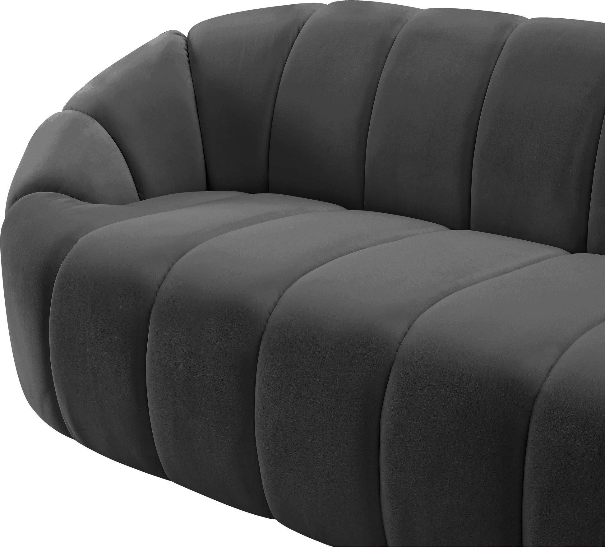 Elijah Velvet Sofa - Furniture Depot