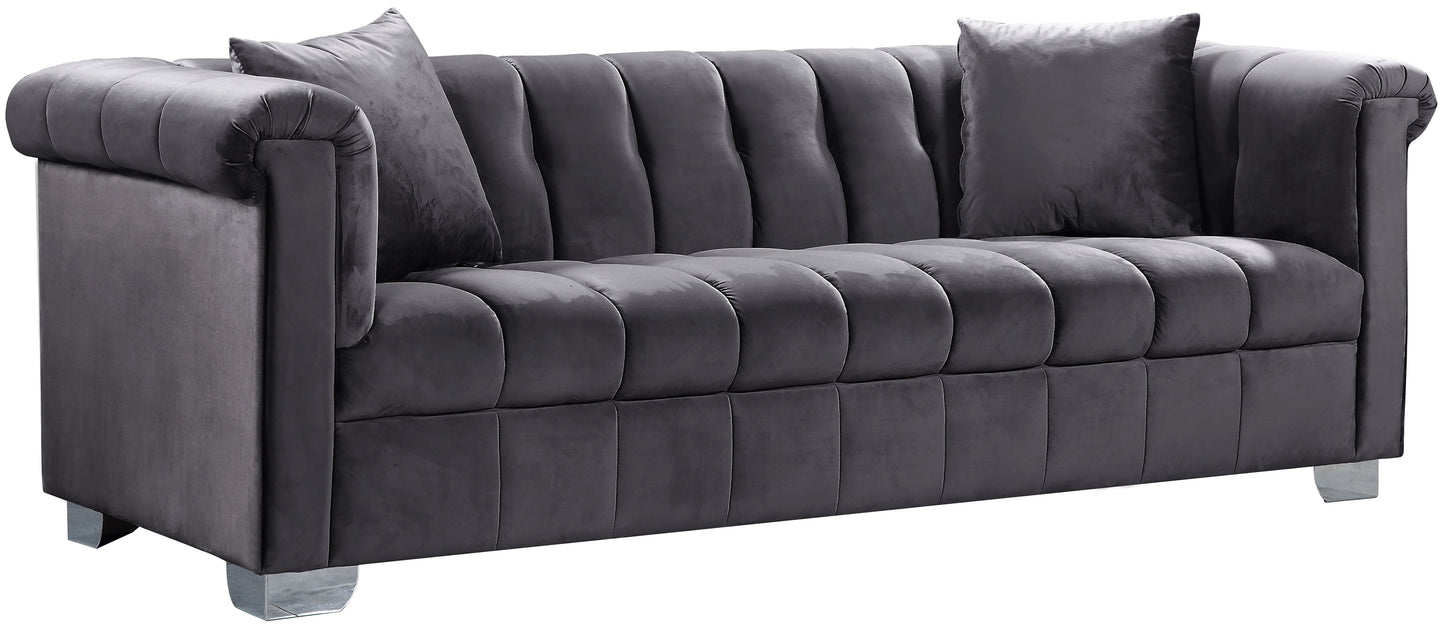 Kayla Velvet Sofa - Furniture Depot