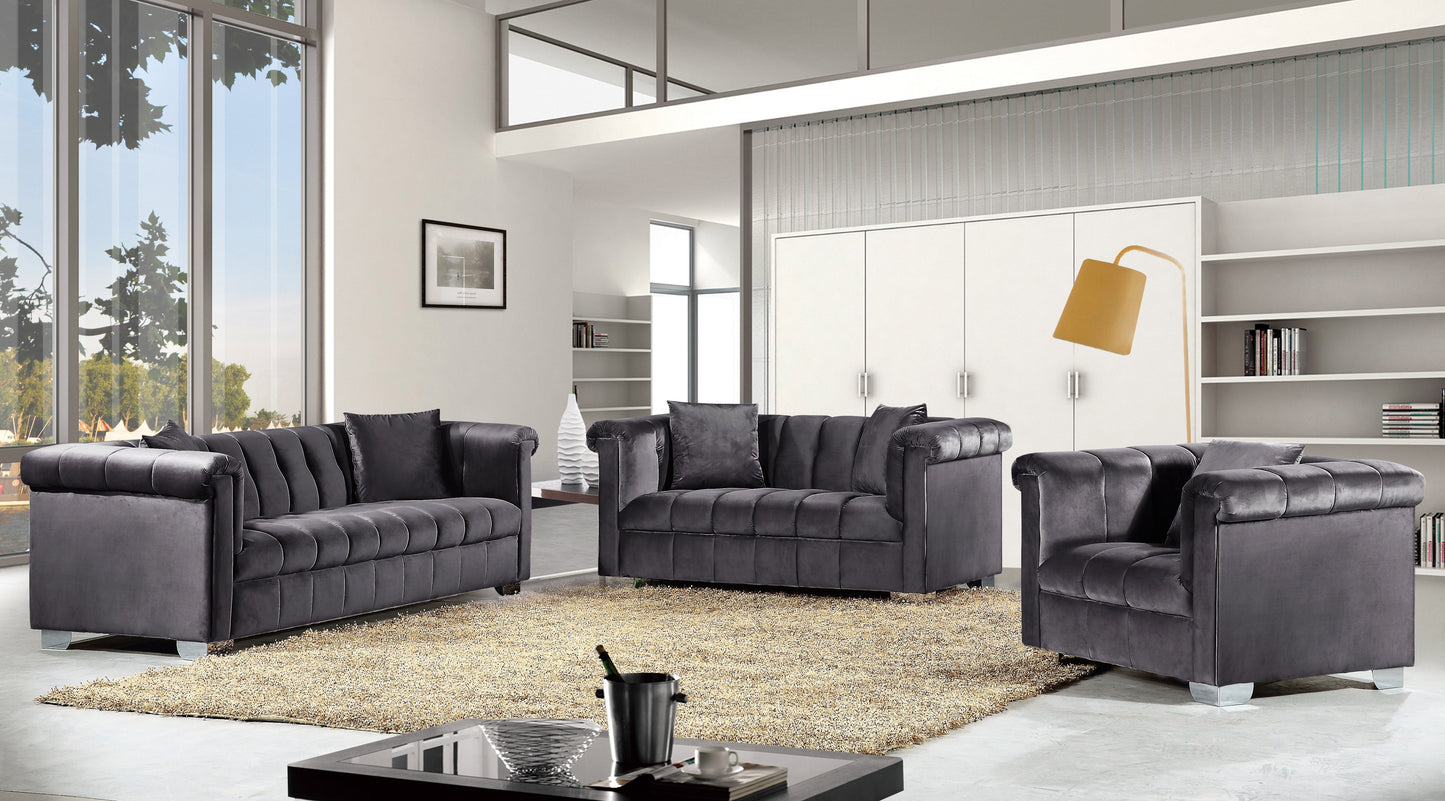 Kayla Velvet Sofa - Furniture Depot