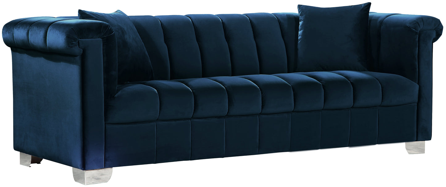 Kayla Velvet Sofa - Furniture Depot